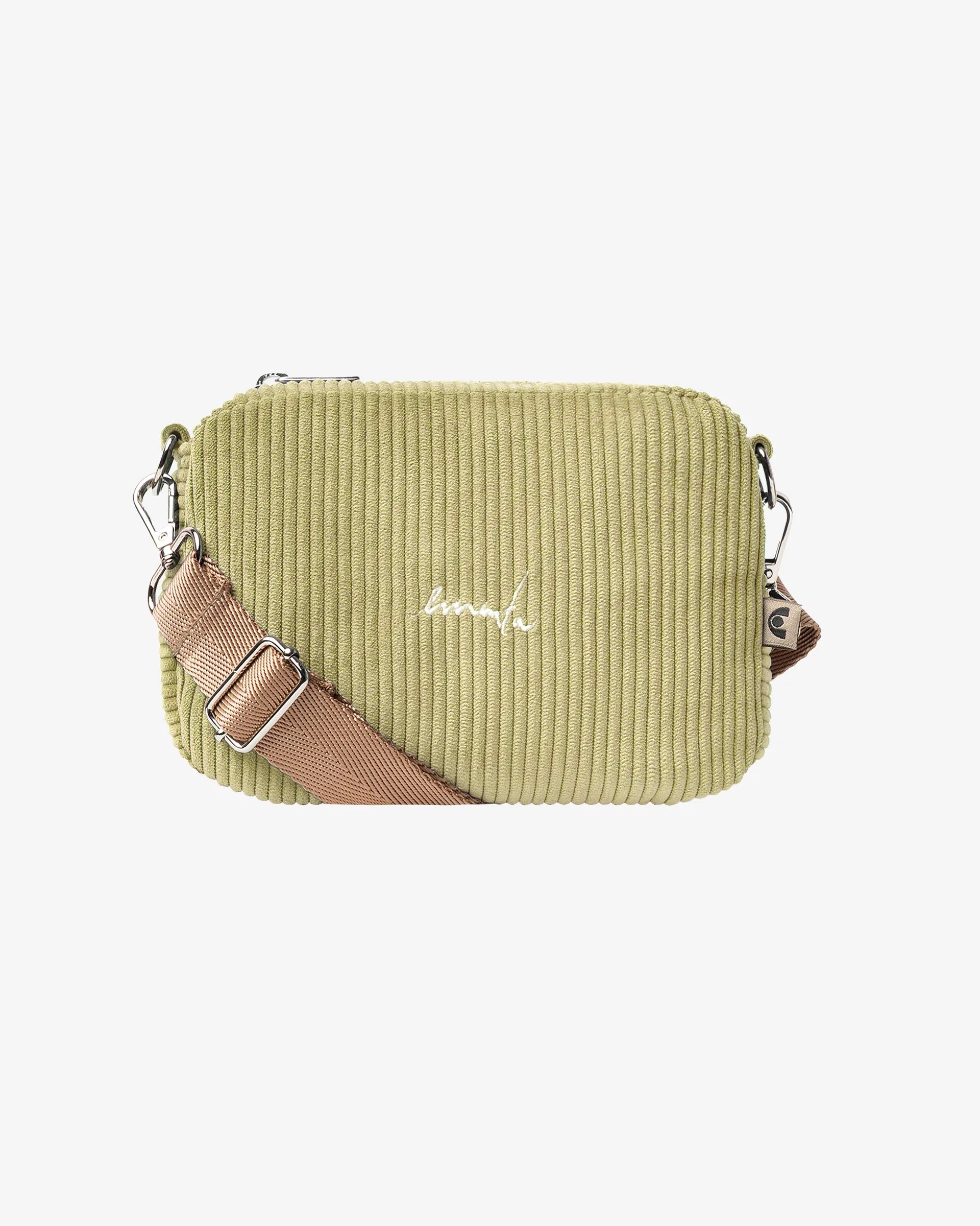 Fluffy Signature Corduroy Shoulder Bag