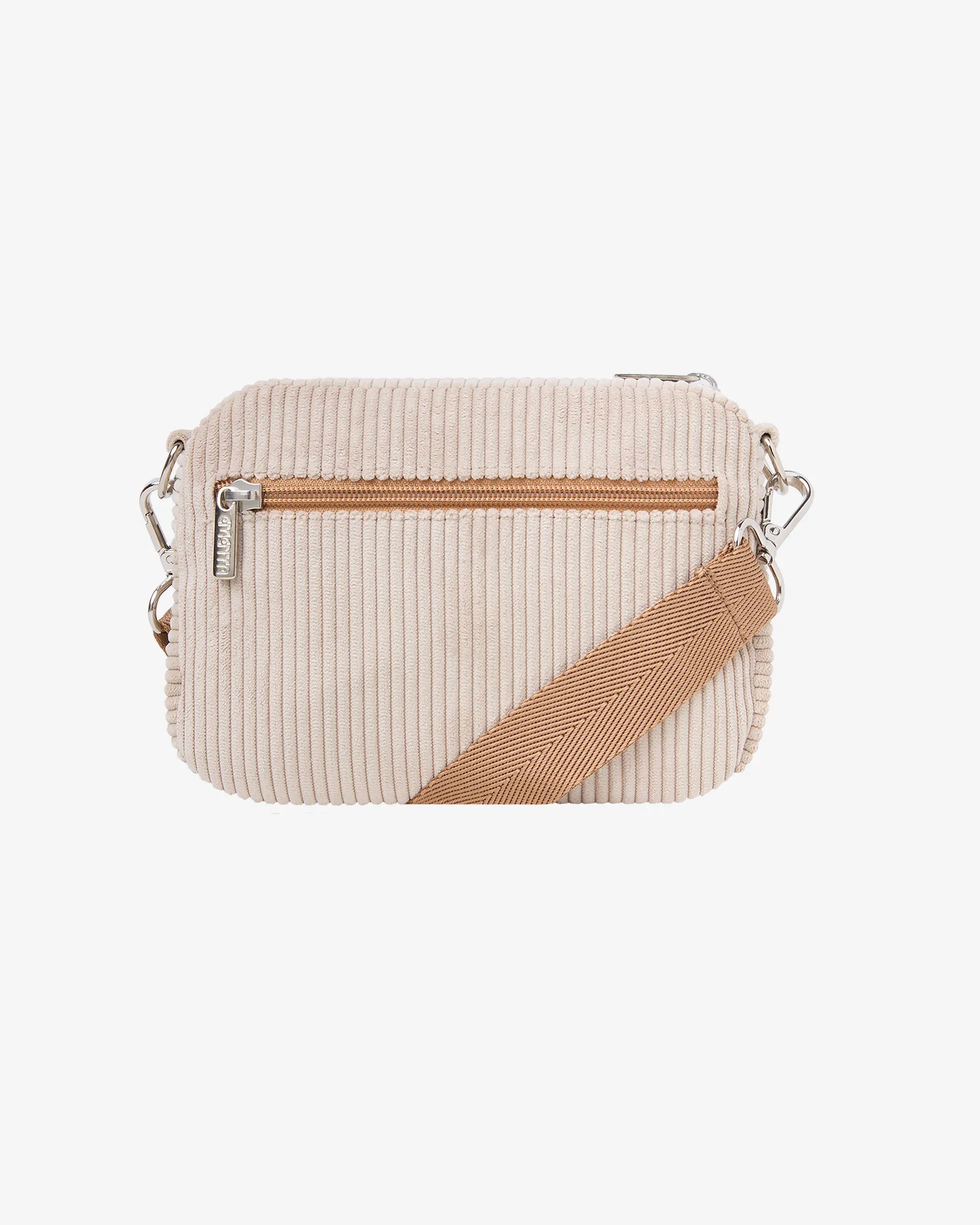 Fluffy Signature Corduroy Shoulder Bag