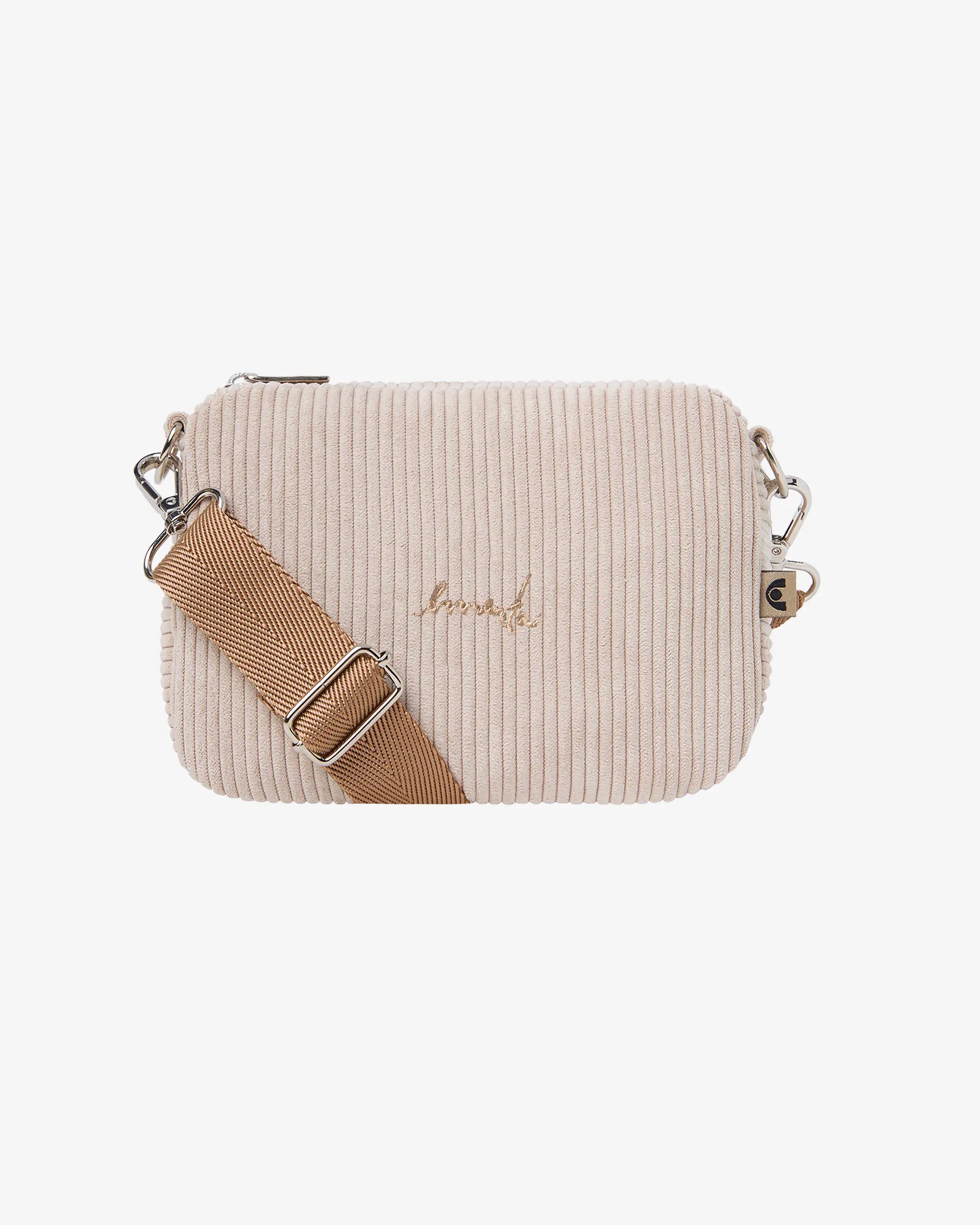 Fluffy Signature Corduroy Shoulder Bag