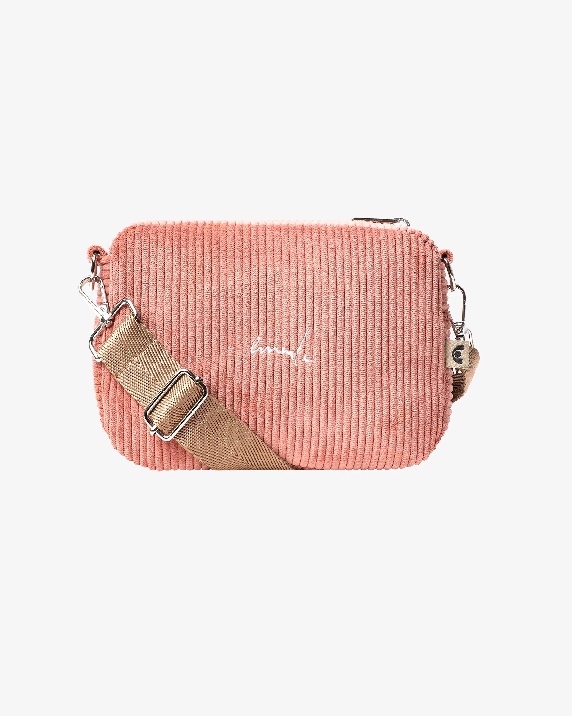 Fluffy Signature Corduroy Shoulder Bag