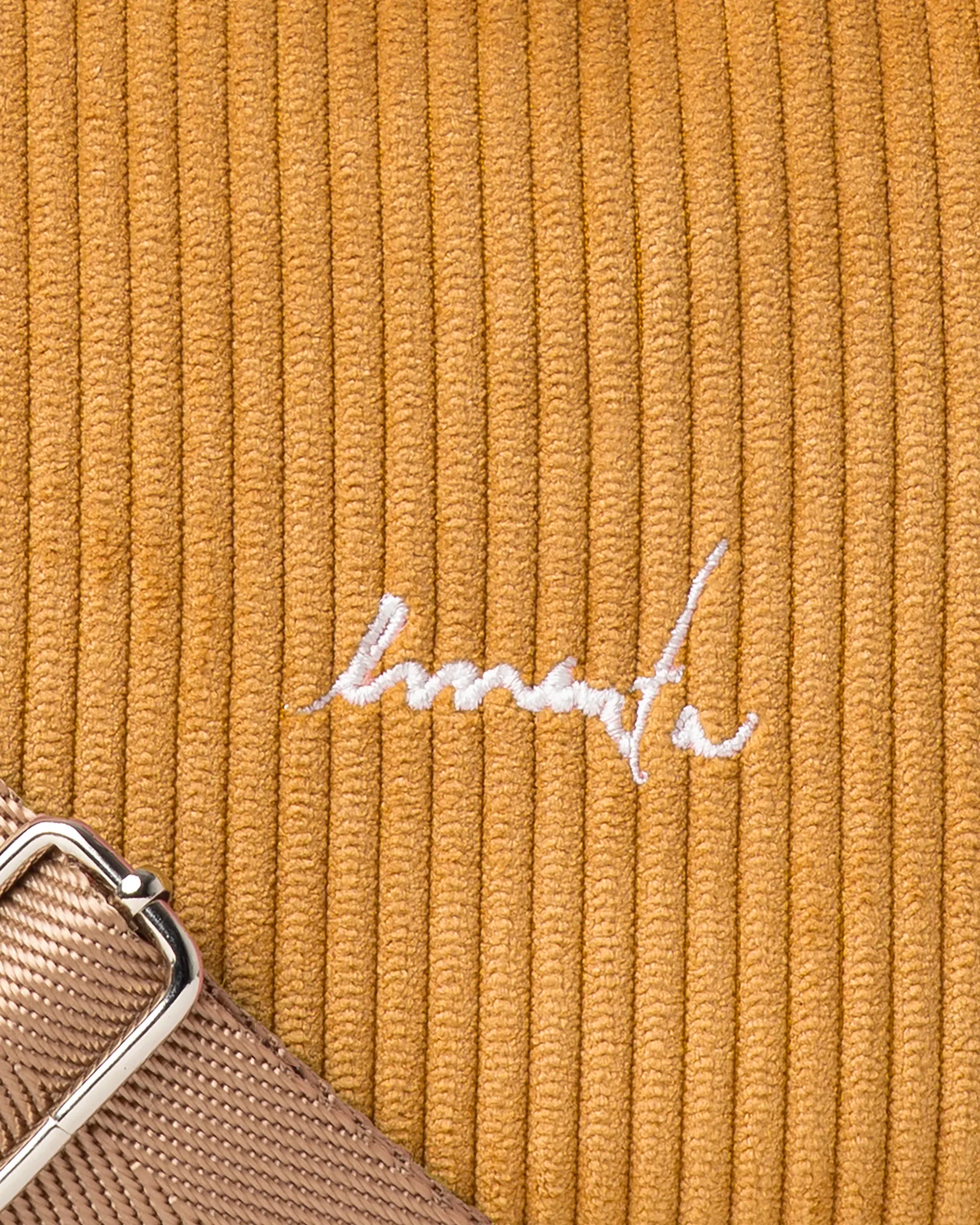 Fluffy Signature Corduroy Shoulder Bag