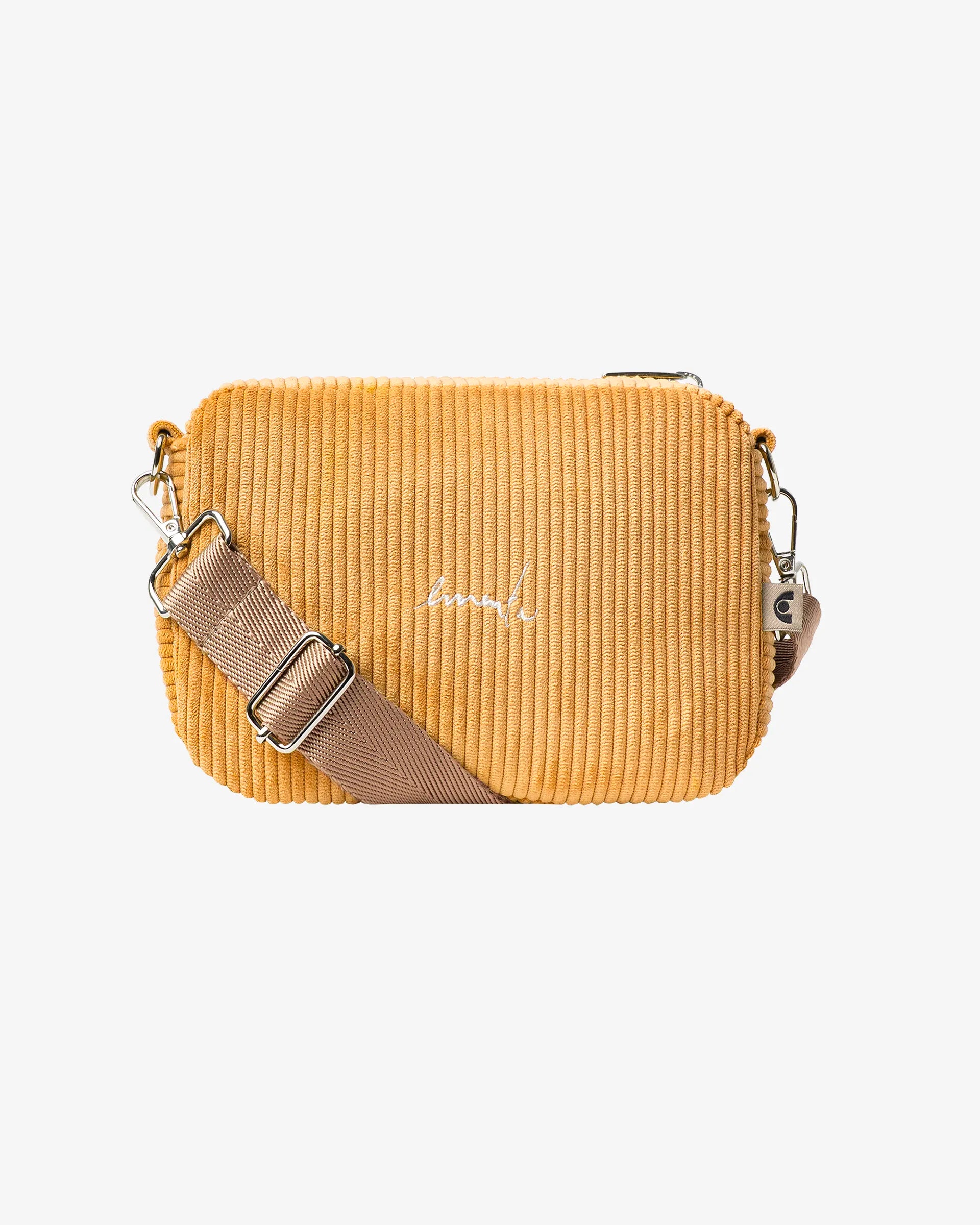 Fluffy Signature Corduroy Shoulder Bag