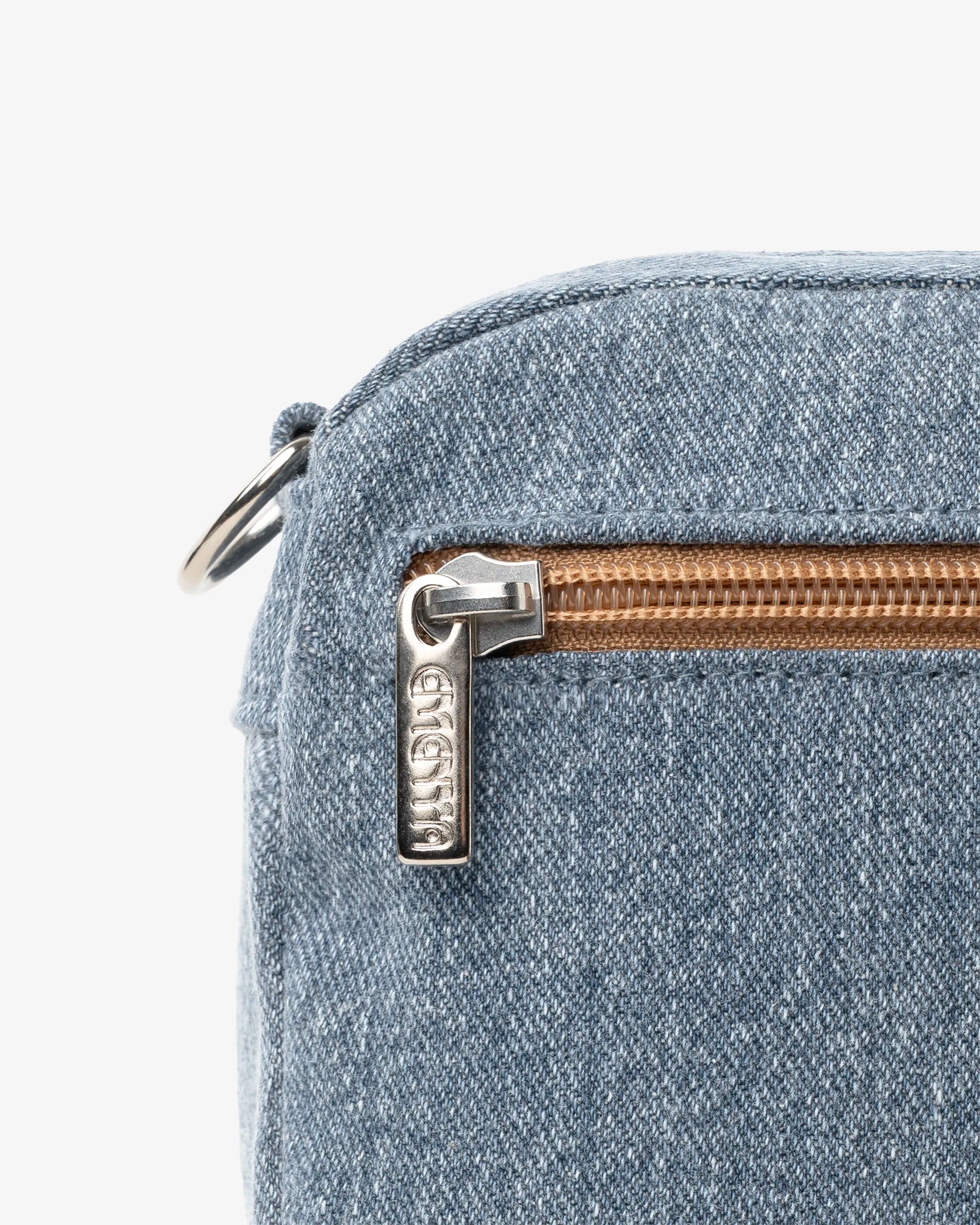 Fluffy Ikon Denim Shoulder Bag