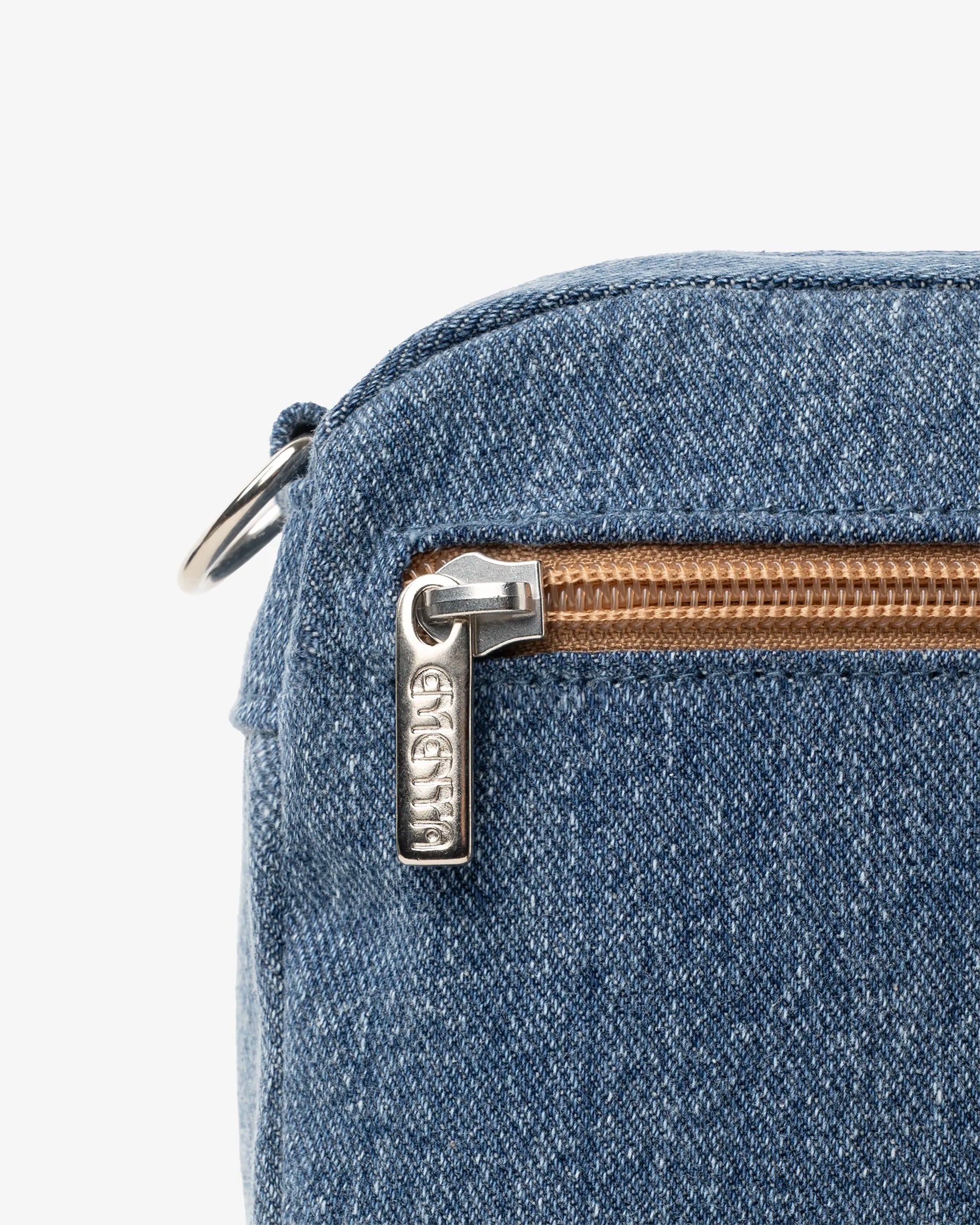 Fluffy Ikon Denim Shoulder Bag