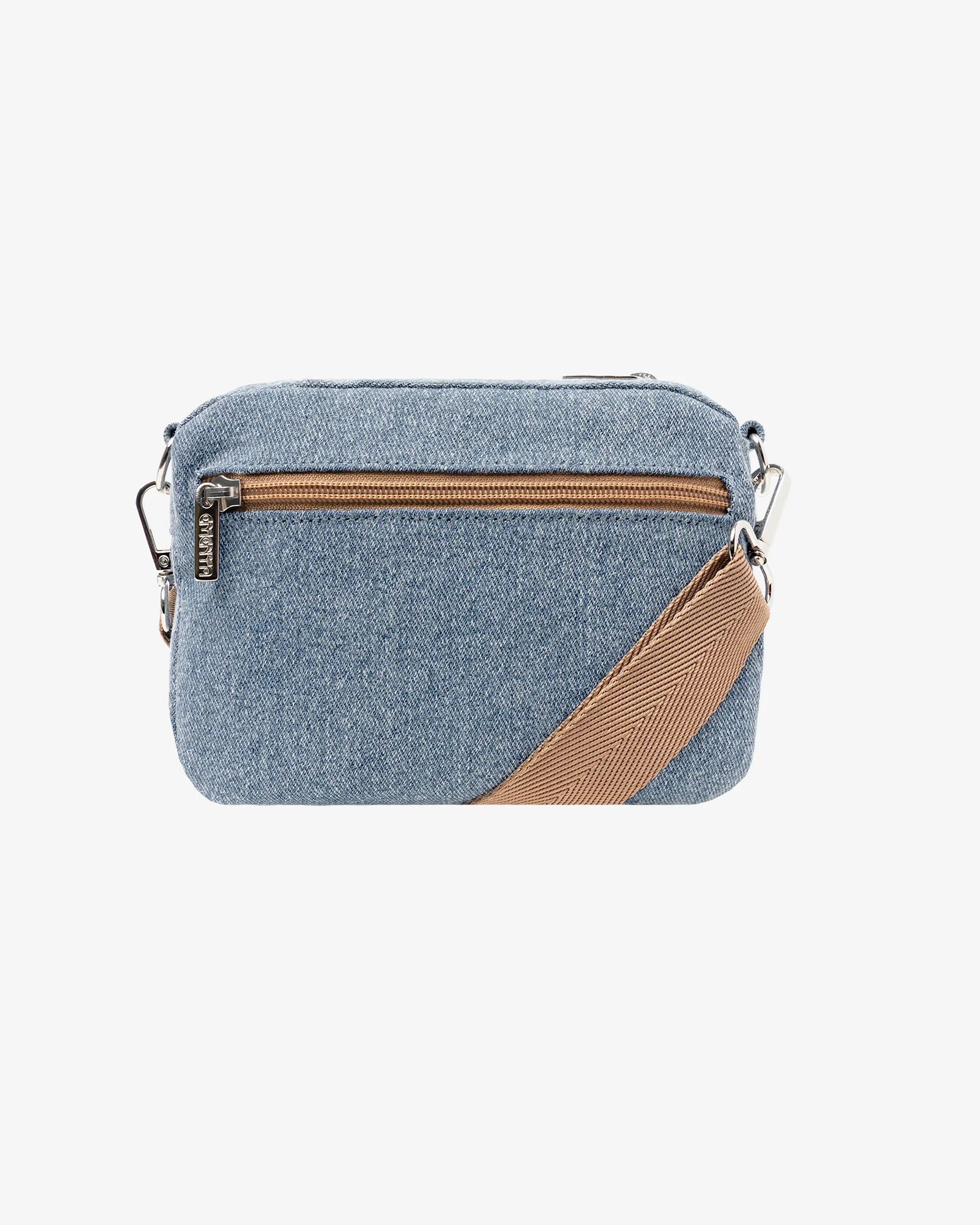 Fluffy Ikon Denim Shoulder Bag