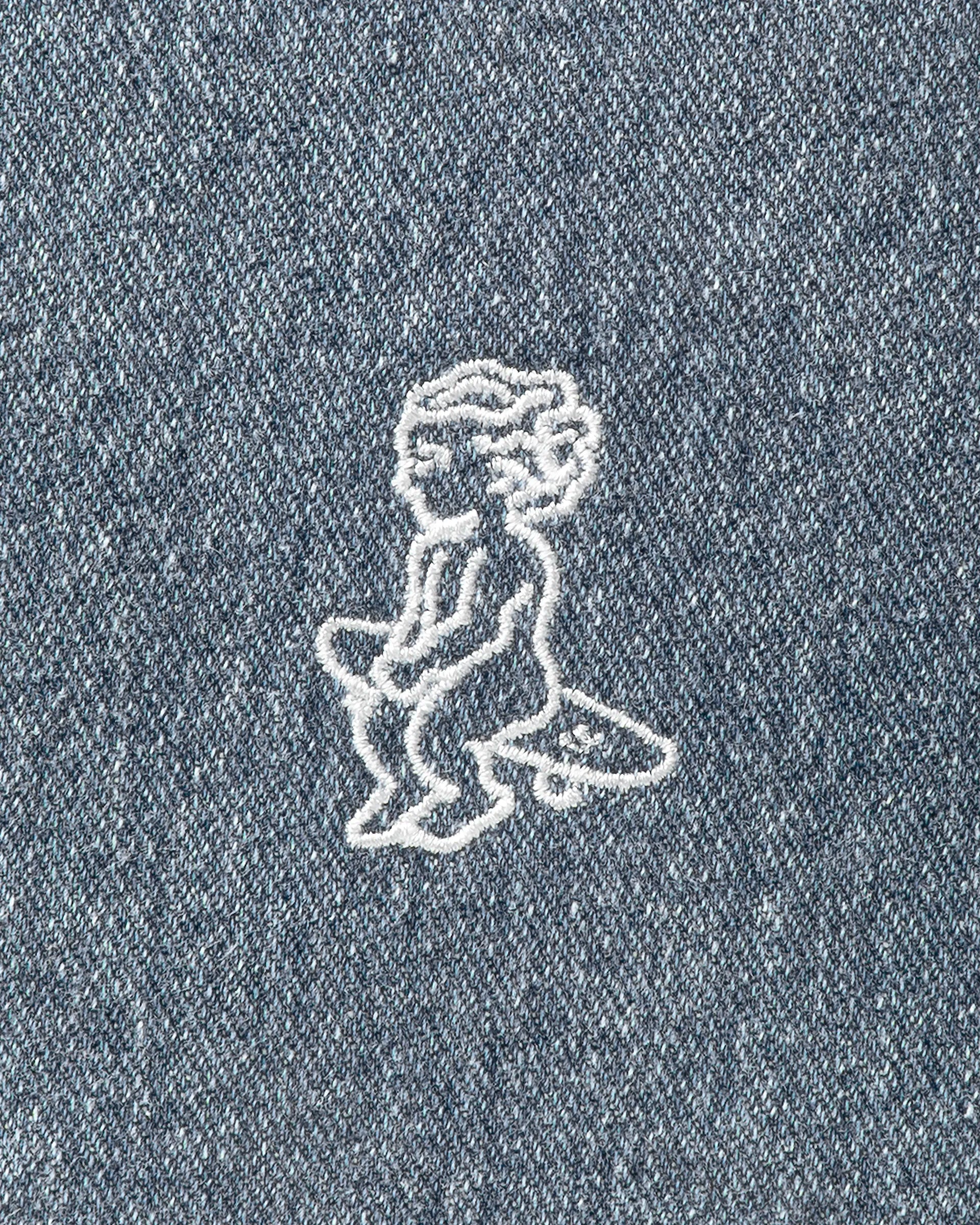 Fluffy Ikon Denim Shoulder Bag