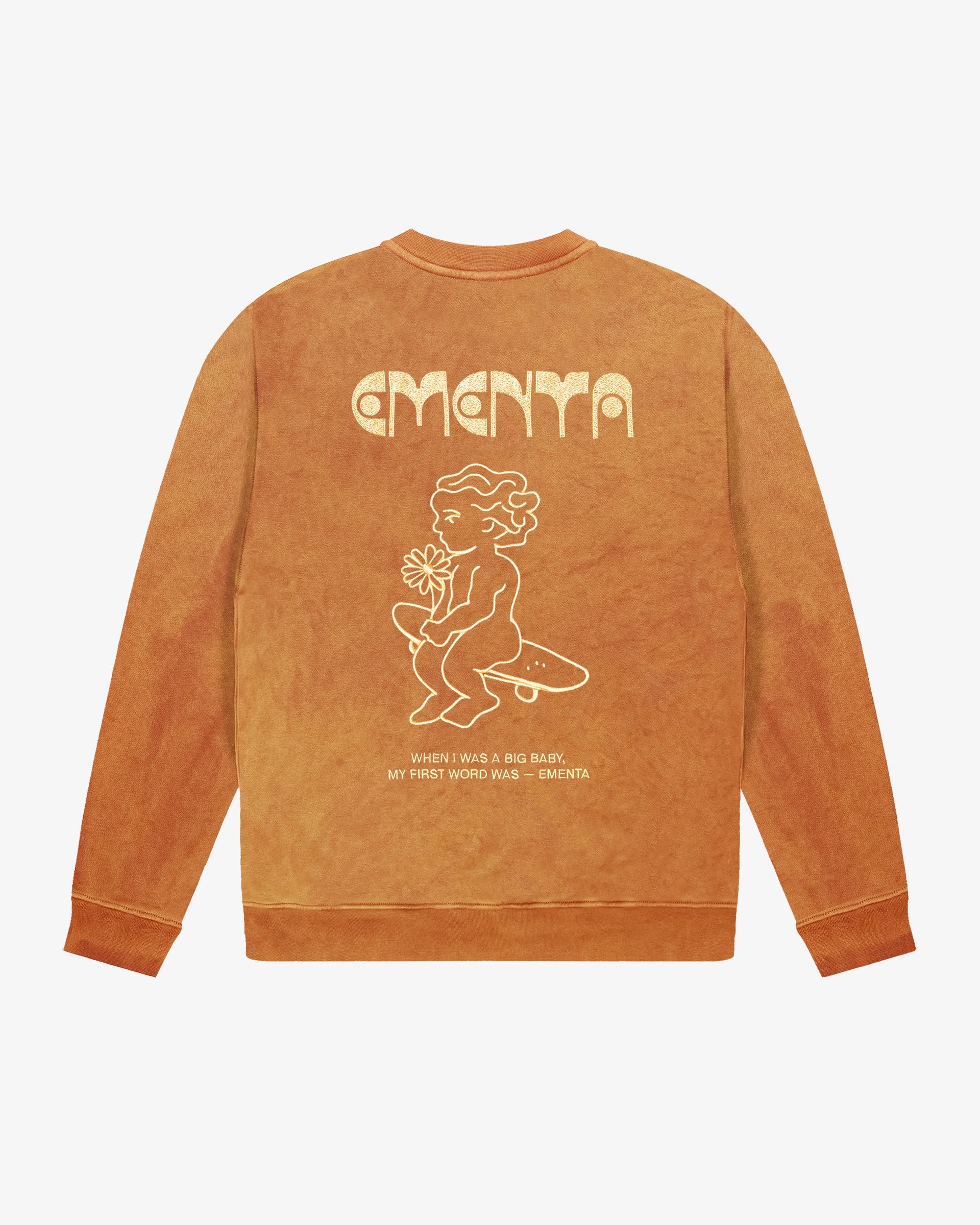 First Word Washed Crewneck