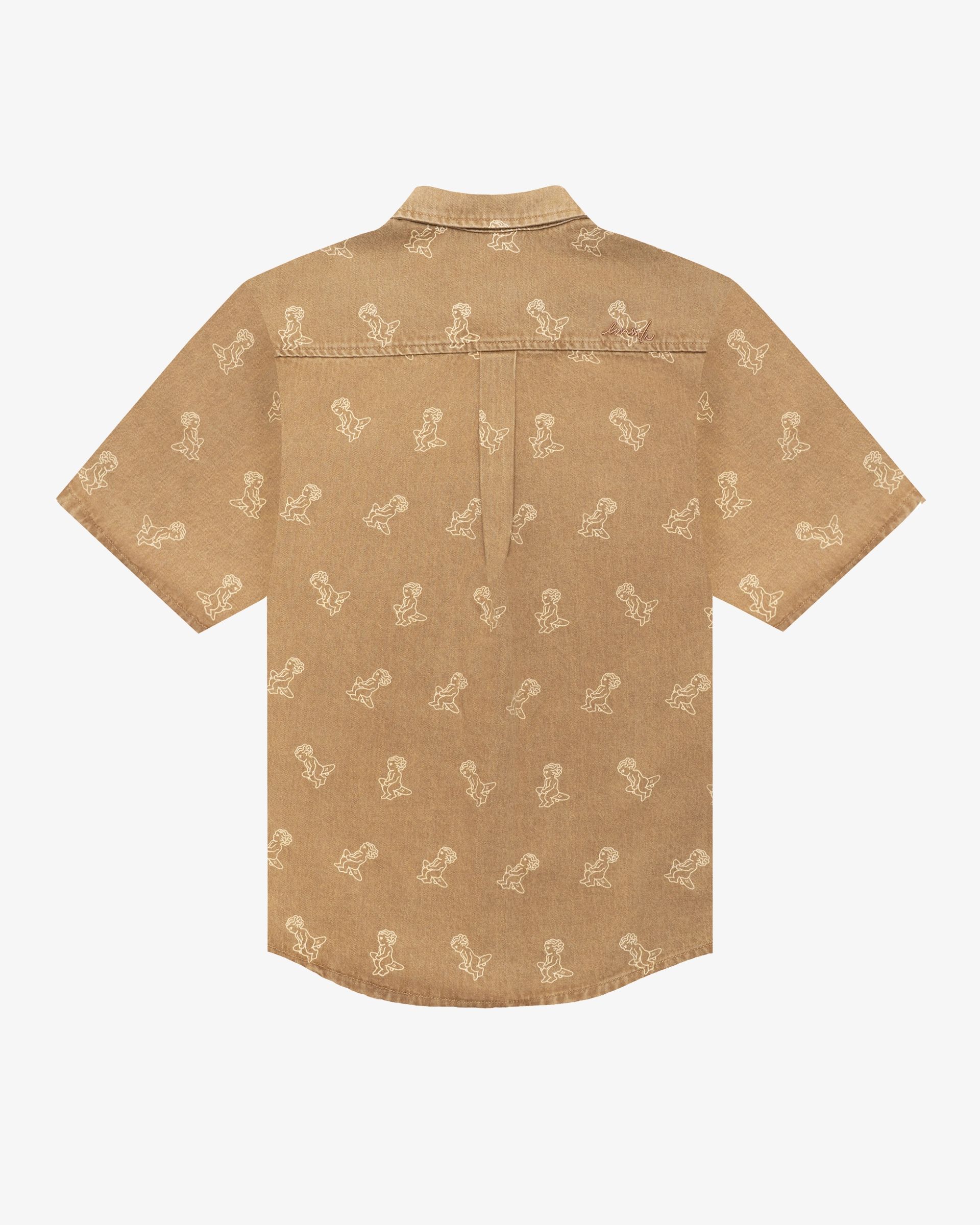 Sand washed denim with all-over Ikon logo
Pair with the matching Emodi Kit Shorts for a complete look
Made from 100% cotton for a soft, breathable feel
Short-sleeved construction with a single chest pocket
Button front closure with tonal stitching
Slightly dropped shoulders for a relaxed silhouette
Unisex design
Cold wash only
