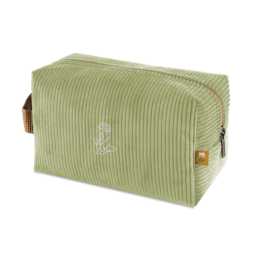 Big Necessaire Corduroy Lime