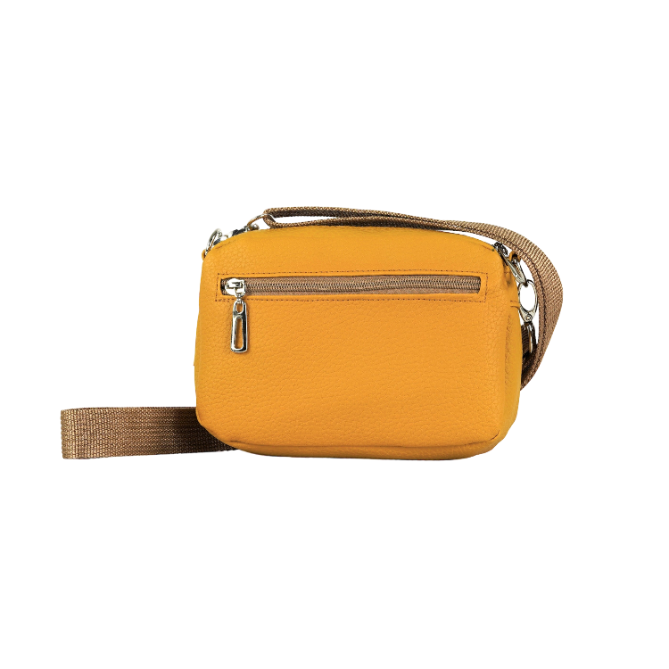 Fluffy Signature Napa Bag Yellow