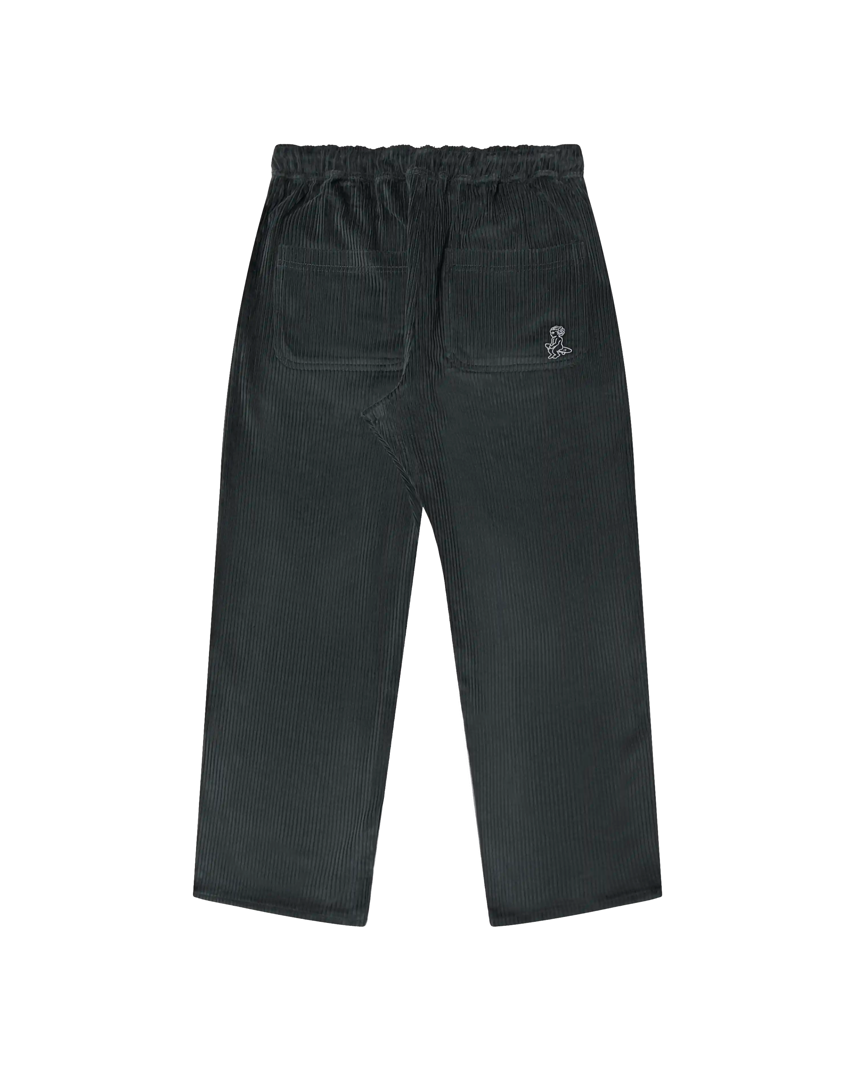 100% Cotton for softness and durability
Relaxed fit for maximum comfort
Comfortable elasticated waist for a flexible fit
Small embroidery logo on the back pocket for a subtle style element
Made in Portugal