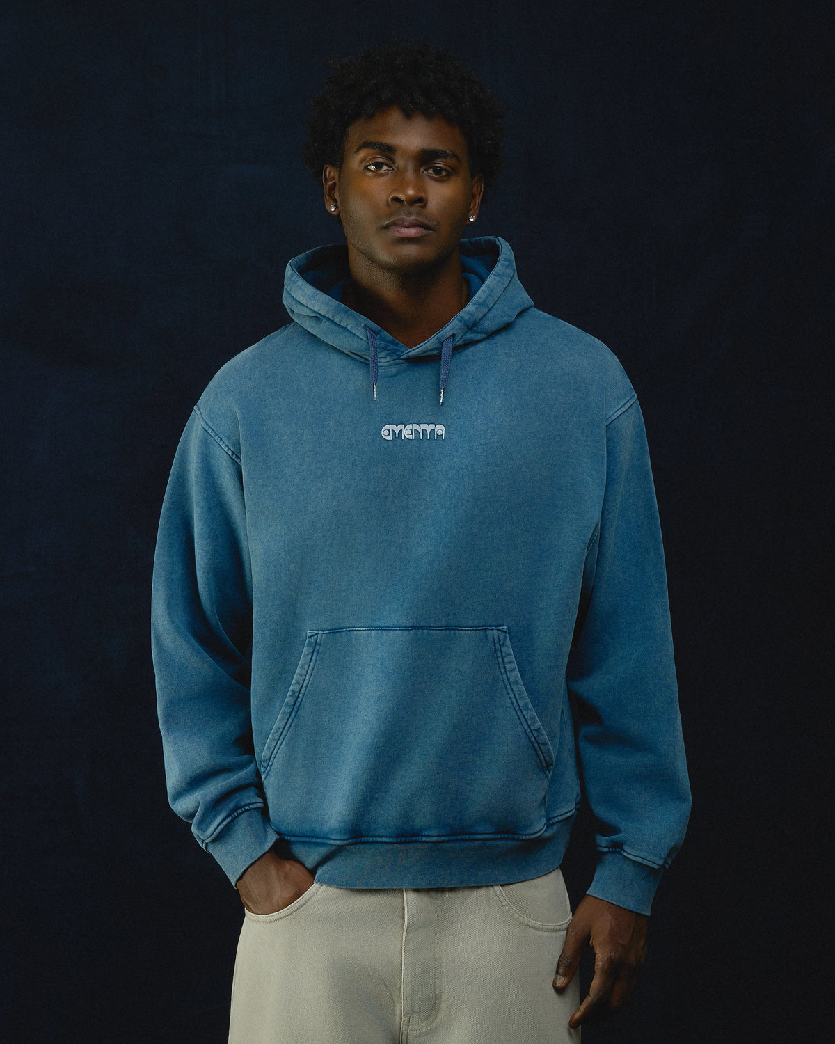 Dots 3D Washed Hoodie