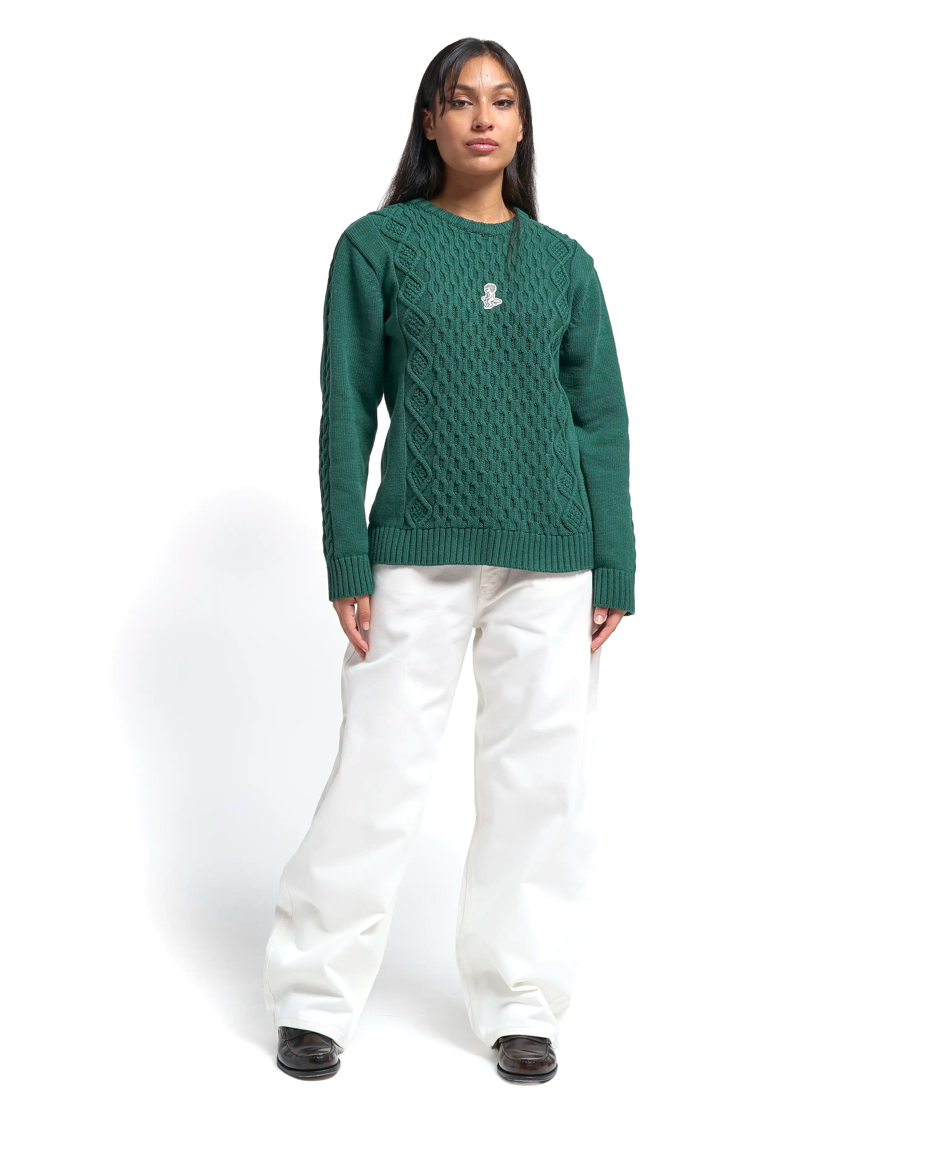 Ikon Patch Knit Crewneck