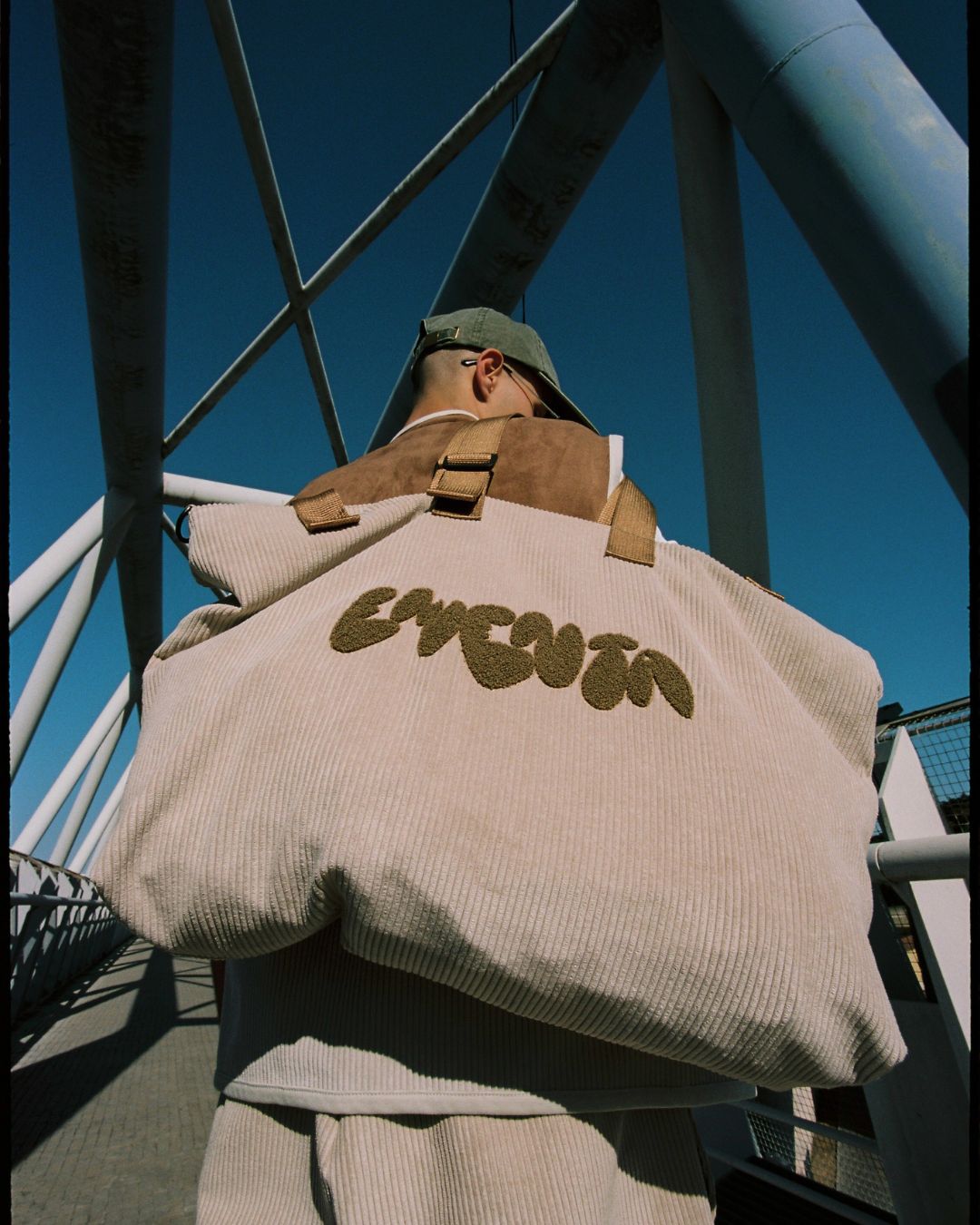 Navegante Graffiti Corduroy Weekend Bag