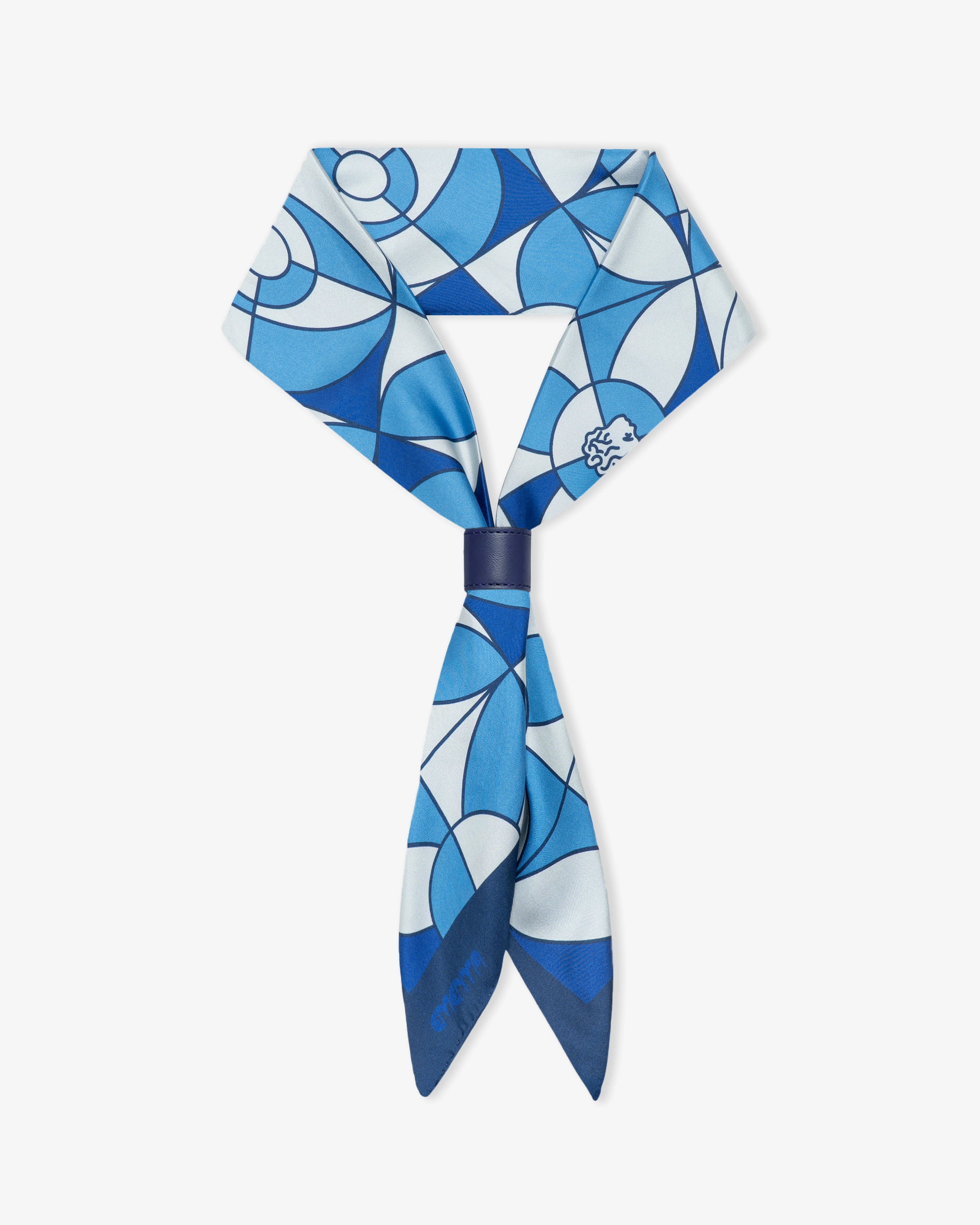 Azure Silk Scarf