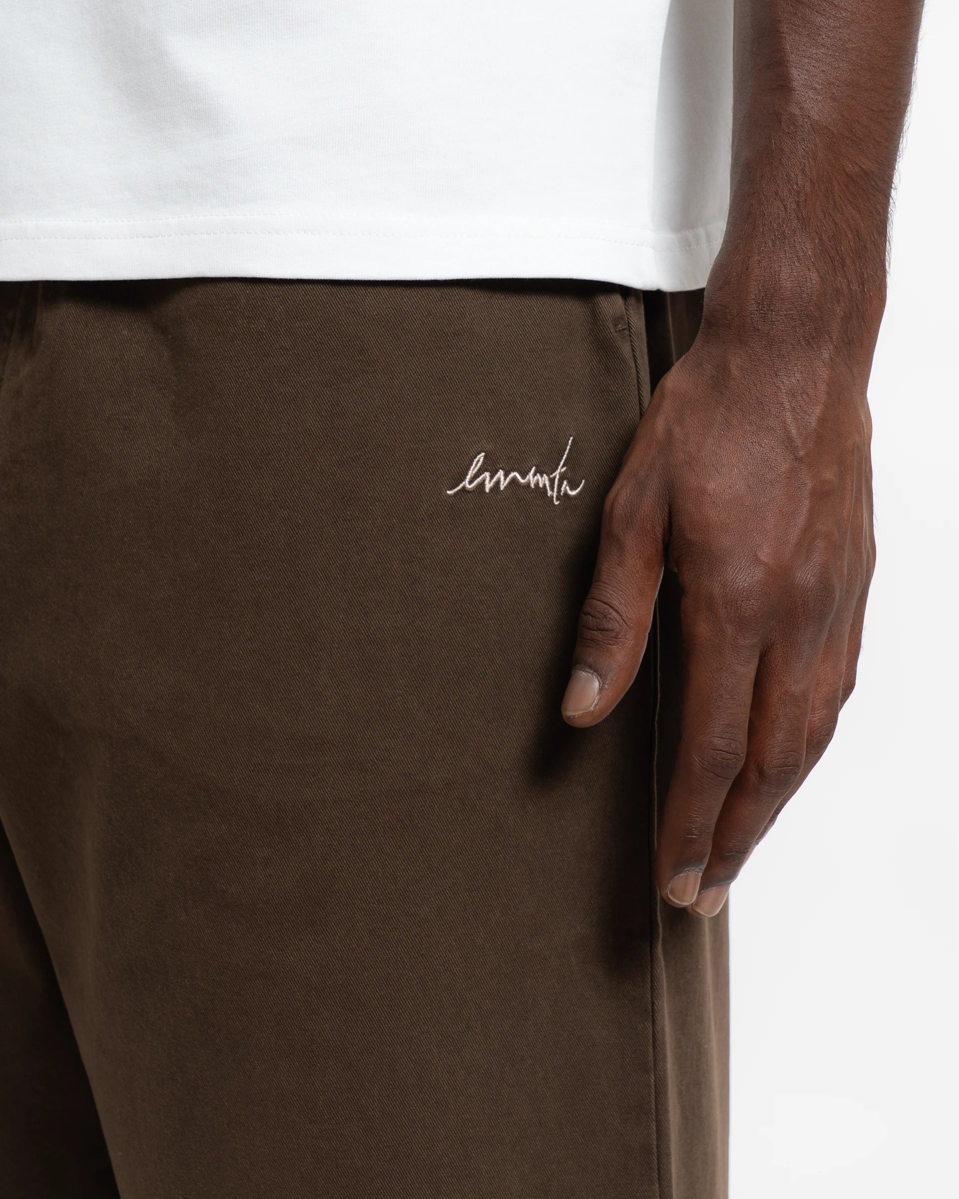 Magoado Twill Elastic Pants