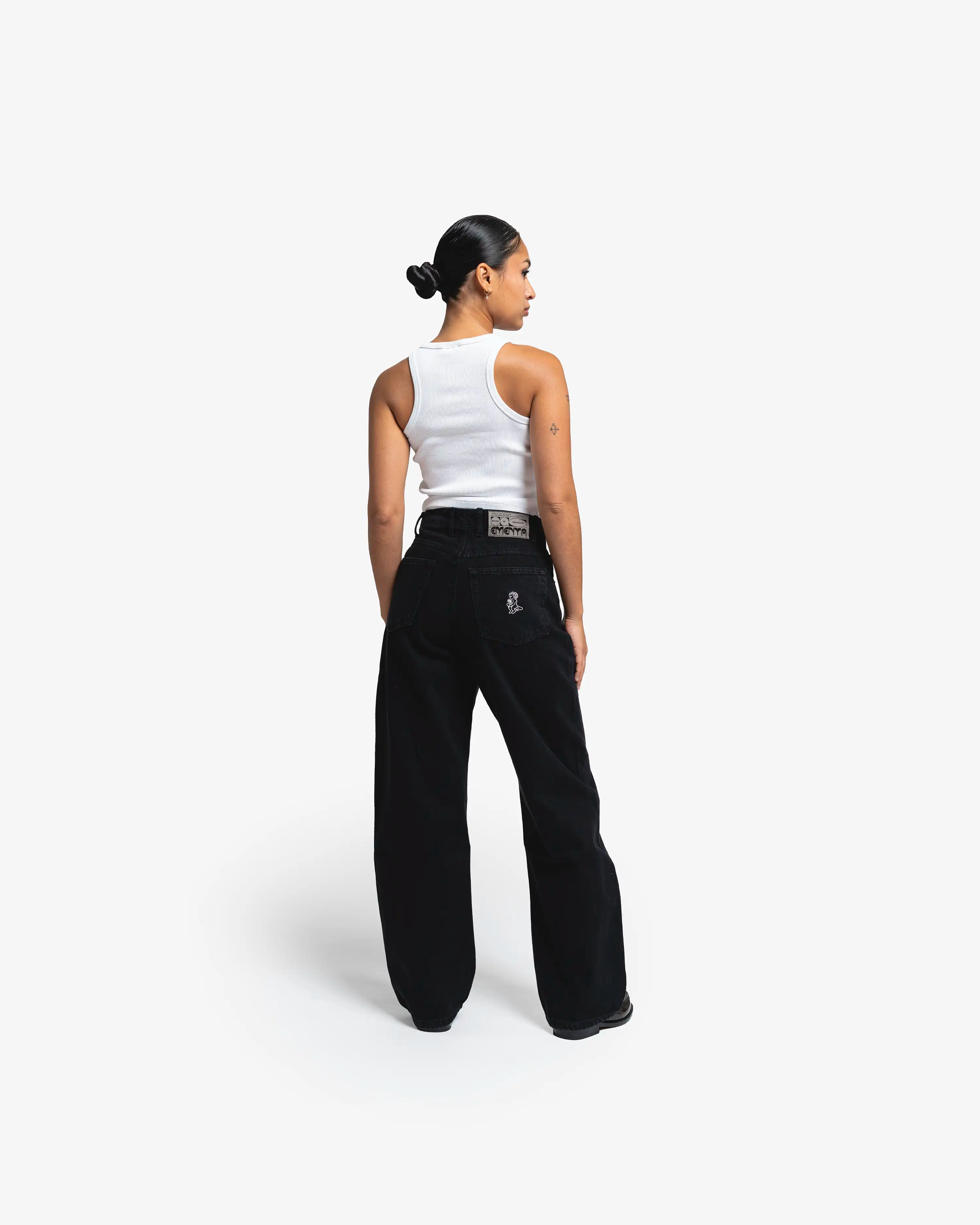 Loofa Ikon Flower Jeans