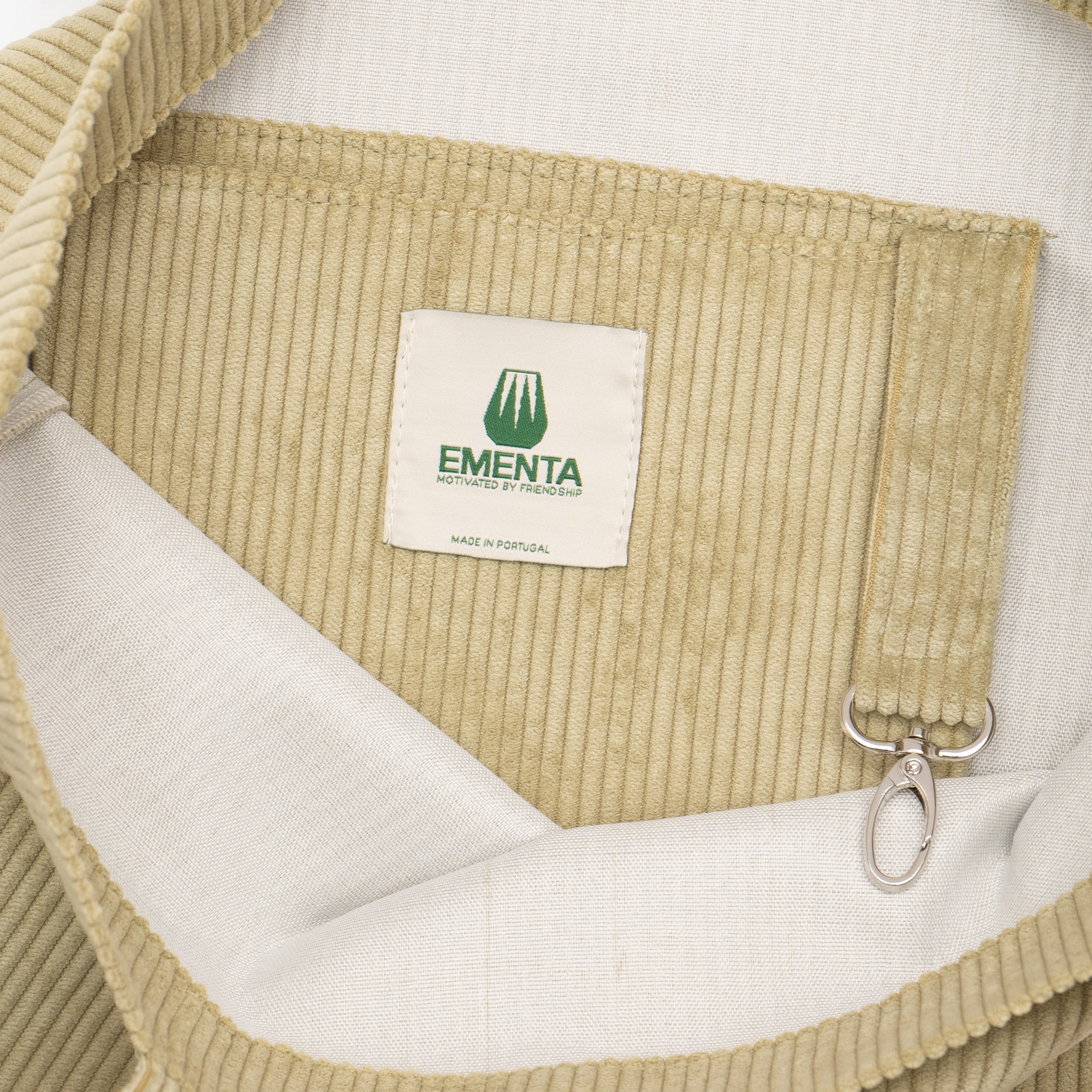 Signature Corduroy Tote Bag