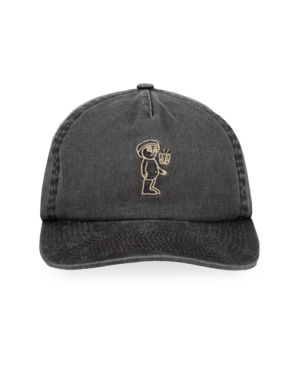 100% cotton twill
Six-panel construction
Curved brim
Embroidered Bebucho design on the front
Adjustable strap at the back
One size fits all
