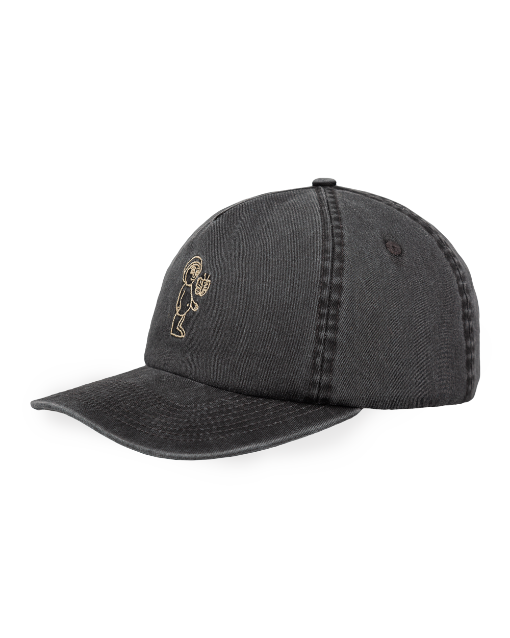 100% cotton twill
Six-panel construction
Curved brim
Embroidered Bebucho design on the front
Adjustable strap at the back
One size fits all