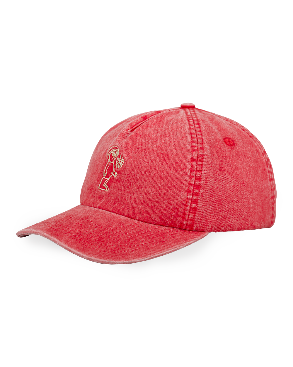 100% cotton twill
Six-panel construction
Curved brim
Embroidered Bebucho design on the front
Adjustable strap at the back
One size fits all