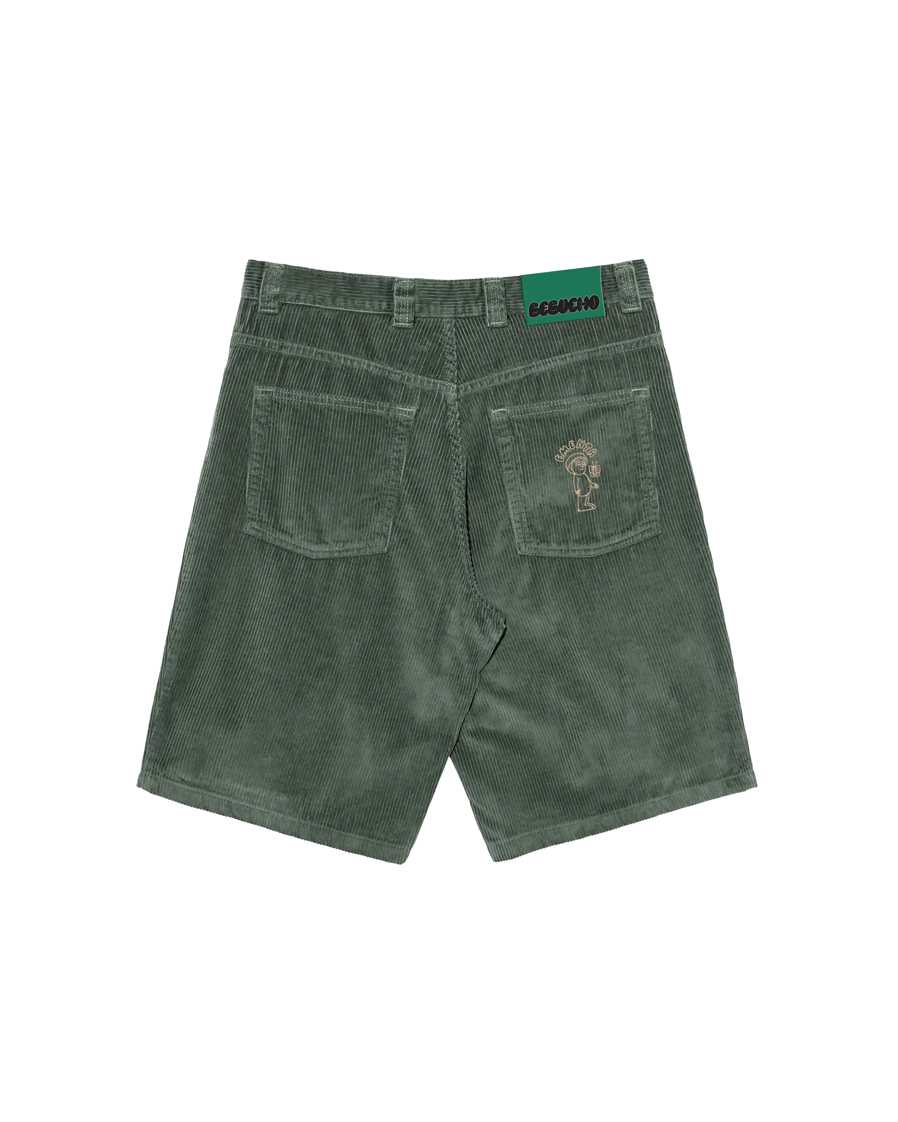 Artist Edition
100% cotton corduroy material
Baggy fit
Embroidery design on the front pocket
Bebucho design embroidered on the back pocket
Deep side pockets for functionality
Double-stitched seams for durability