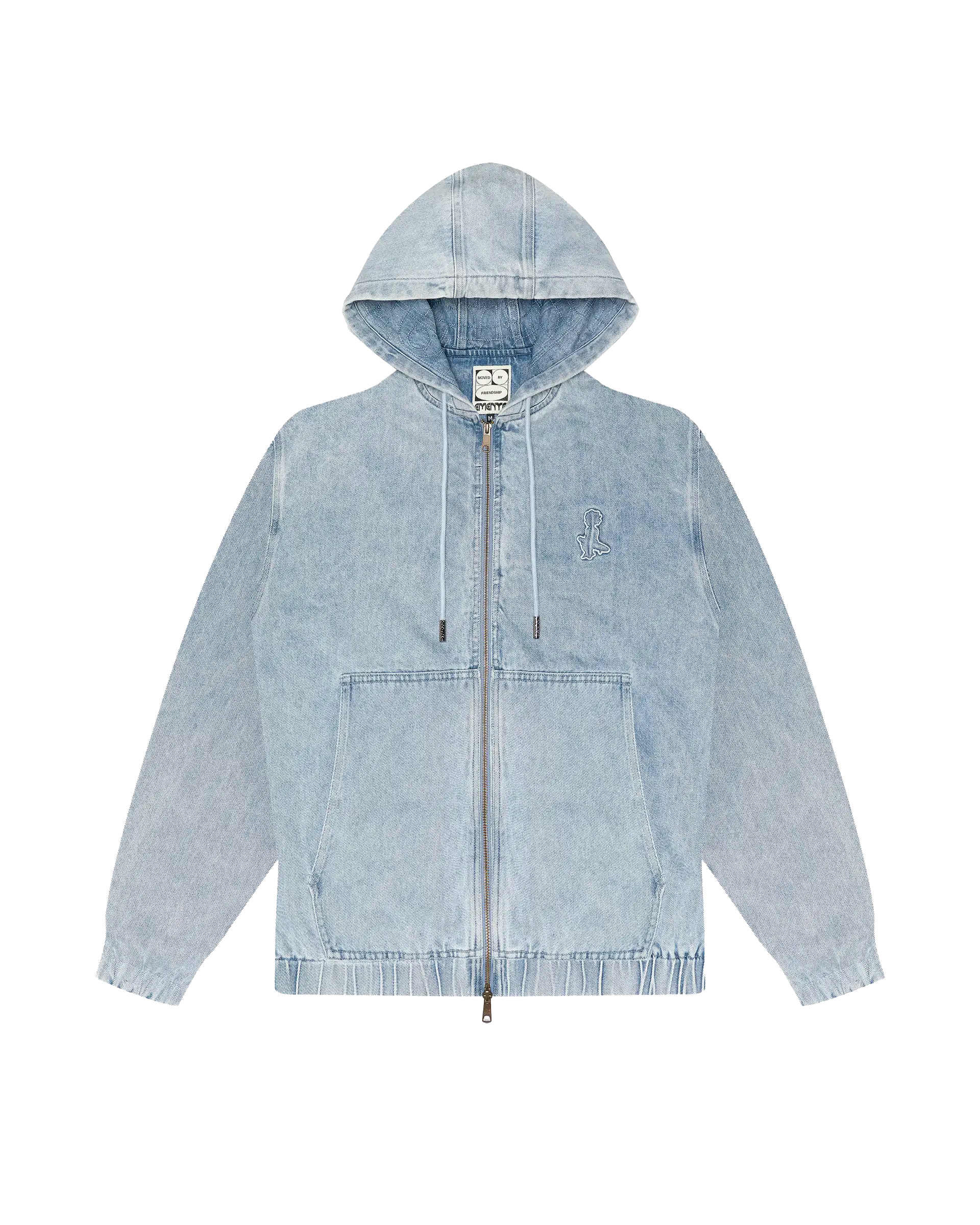 Ikon Denim Hooded Zip Jacket