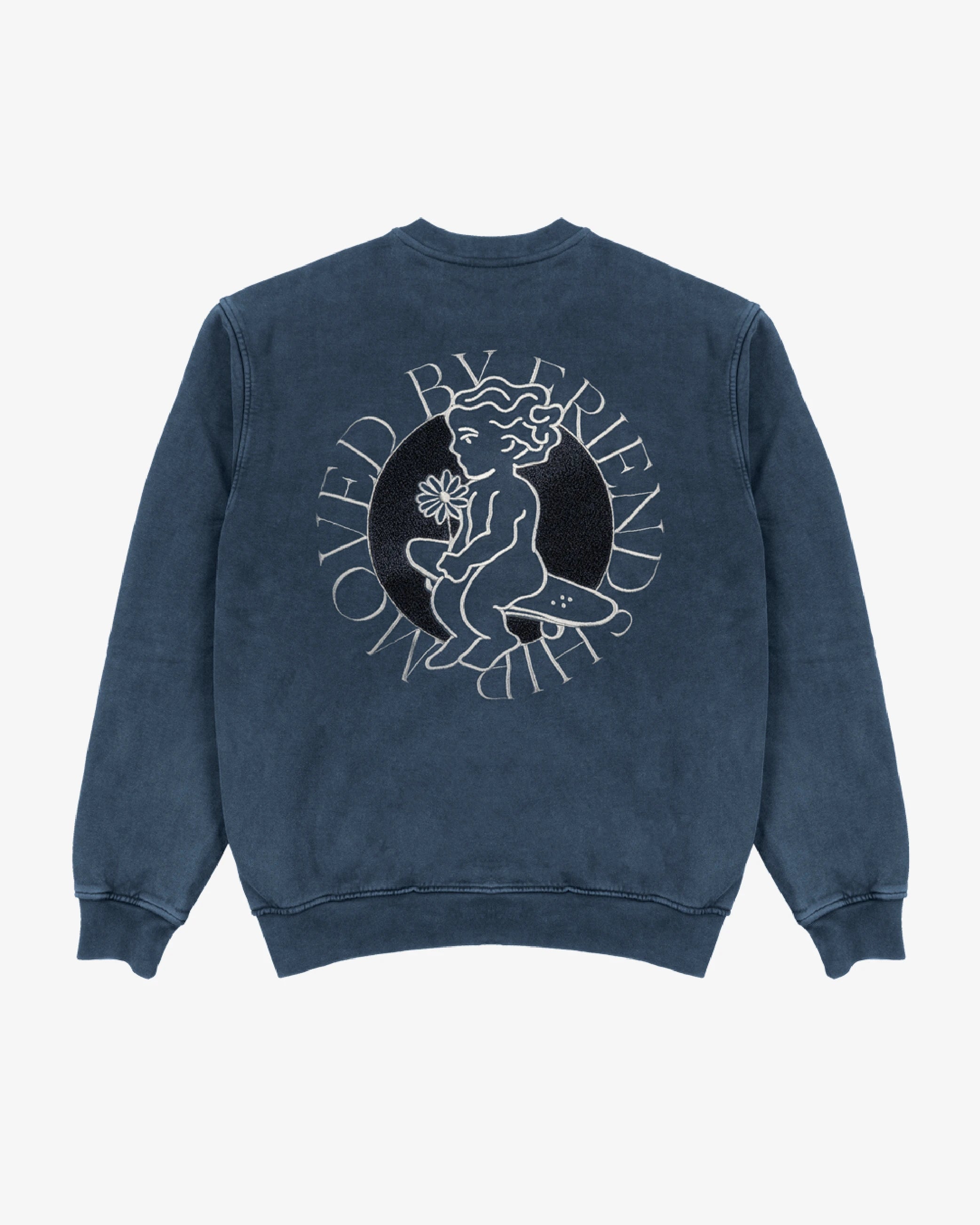 100% cotton fleece with washed surface creating a faded, textured appearance
Baggy fit with extra width through body and sleeves
Embroidered Ikon flower motif on the chest
Larger embroidered Ikon flower with “Moved by Friendship” text on the back
Pre-washed and pre-shrunk to reduce post-wash size change
Made in Portugal from soft, breathable cotton
Machine wash cold
Tumble dry low or air dry