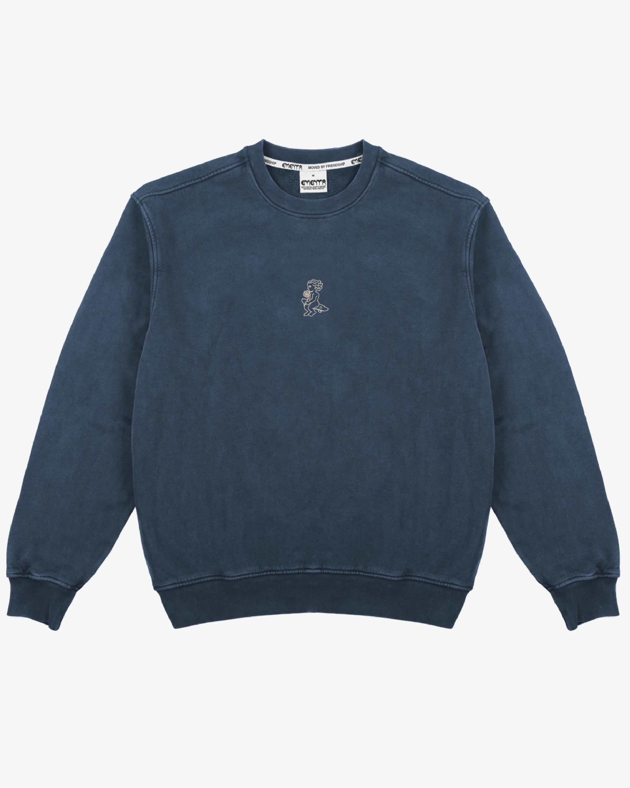 100% cotton fleece with washed surface creating a faded, textured appearance
Baggy fit with extra width through body and sleeves
Embroidered Ikon flower motif on the chest
Larger embroidered Ikon flower with “Moved by Friendship” text on the back
Pre-washed and pre-shrunk to reduce post-wash size change
Made in Portugal from soft, breathable cotton
Machine wash cold
Tumble dry low or air dry