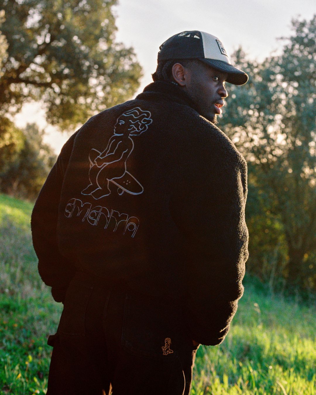The Ikon Fur Jacket features a soft black fur exterior and diamond stitching on the inside. The jacket also has the Ikon logo embroidered on the back, along with a corduroy interior for added detail.
It includes adjustable elasticated wrists and hips for a more tailored fit, along with two exterior pockets and one interior pocket for storage.
