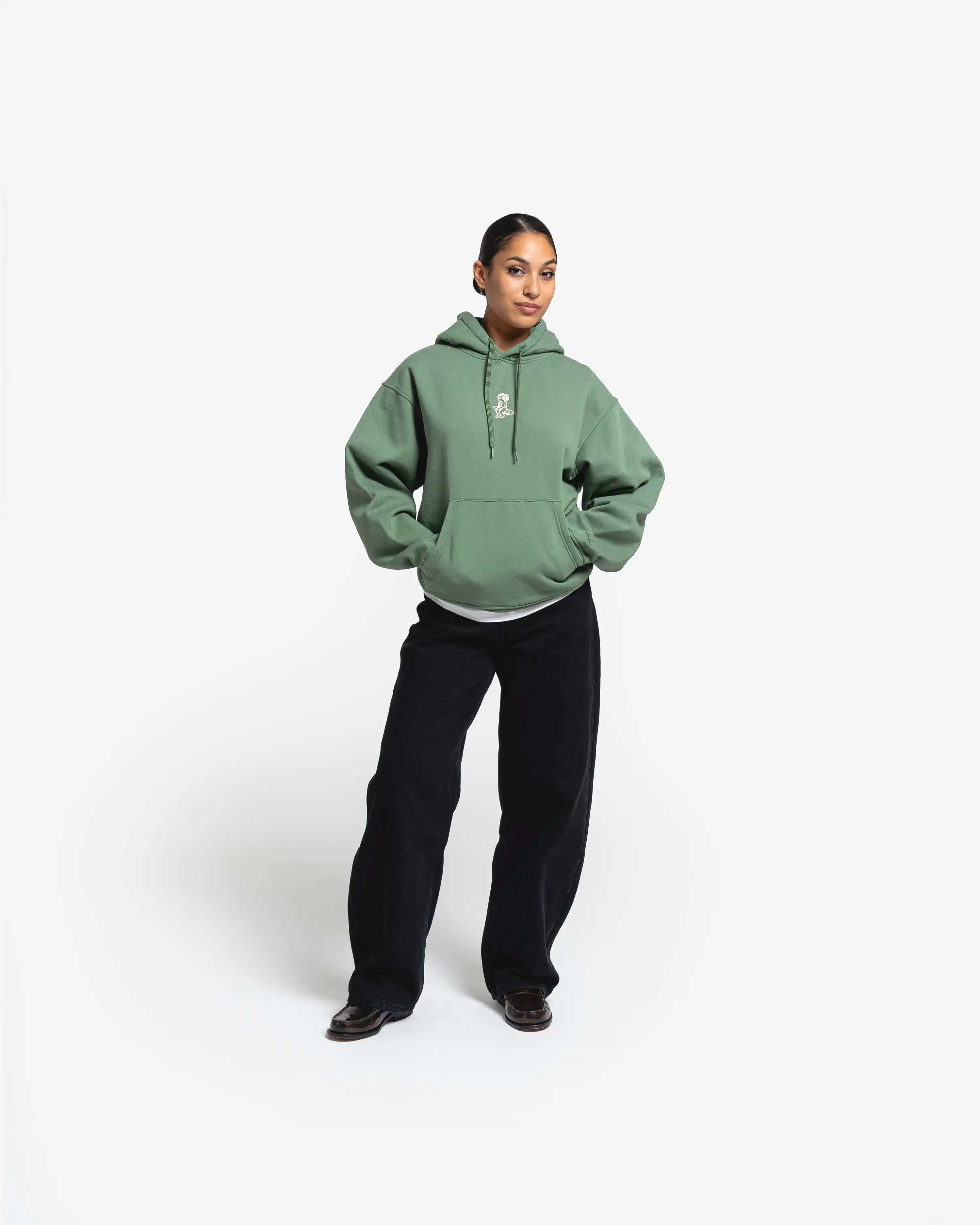 Ikon Stamp Embossed Hoodie