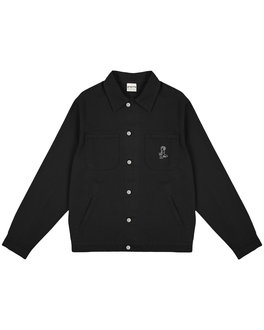 The Kit Ikon Twill Jacket in burgundy features a versatile and timeless design, made for durability and comfort.
Featuring a classic button-down front, a structured collar, wrist cuffs, chest pockets for functionality, and an embroidered design for added flair, this jacket is perfect for casual outings or workwear.
