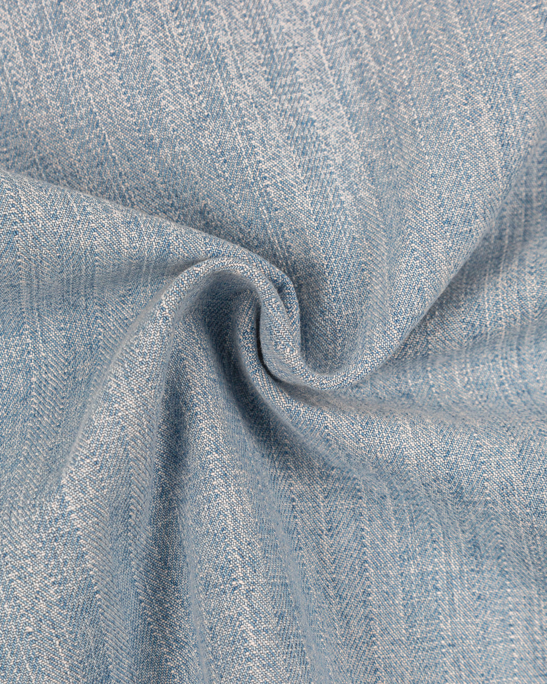 Denim striped vest made from soft, durable cotton fabric. The design features a striped denim pattern with an embroidered Ikon logo on the chest, combining texture and subtle branding.