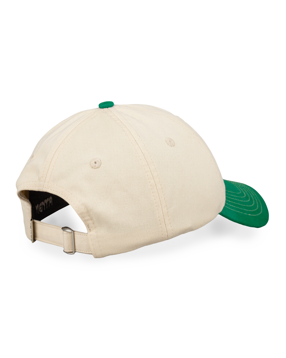 The Lisa Cap is a classic six-panel cap crafted from durable 100% cotton twill, inspired by Lisbon’s cultural heritage. It features an off-white crown with a green curved brim, with visible white stitching. The front panel showcases the Ementa Dots logo embroidered in green, while the side is adorned with the Lisa design, a tribute to Lisbon’s iconic tiles and swallows. An adjustable back strap ensures a comfortable and customizable fit, making this cap a timeless and versatile addition to any wardrobe.