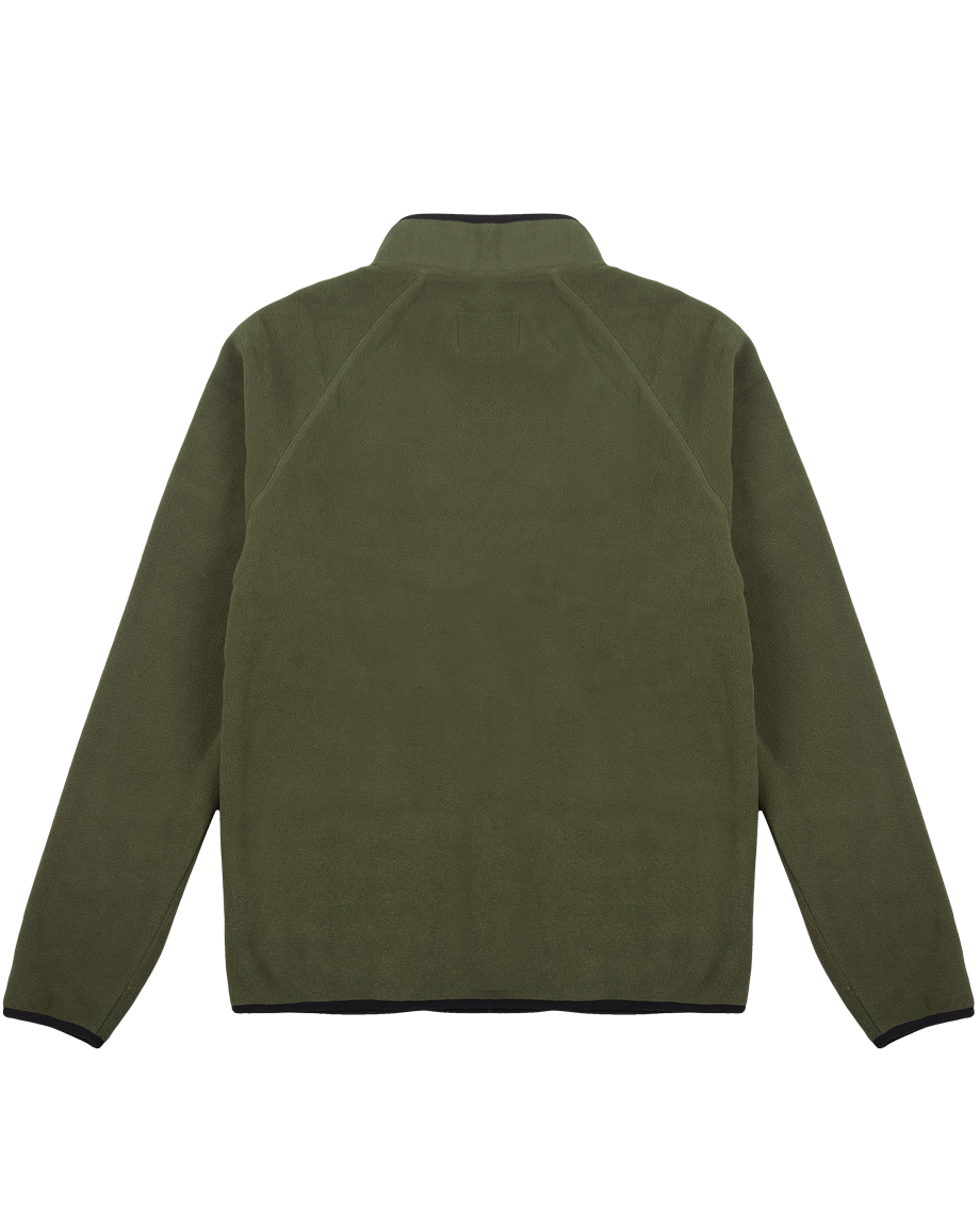 The Oreo Half-Zip Polar is crafted from fine-texture fleece fabric, featuring a high collar for added warmth and comfort. Contrasting corduroy details add texture and a distinctive look. Finished with an Ikon logo patch.