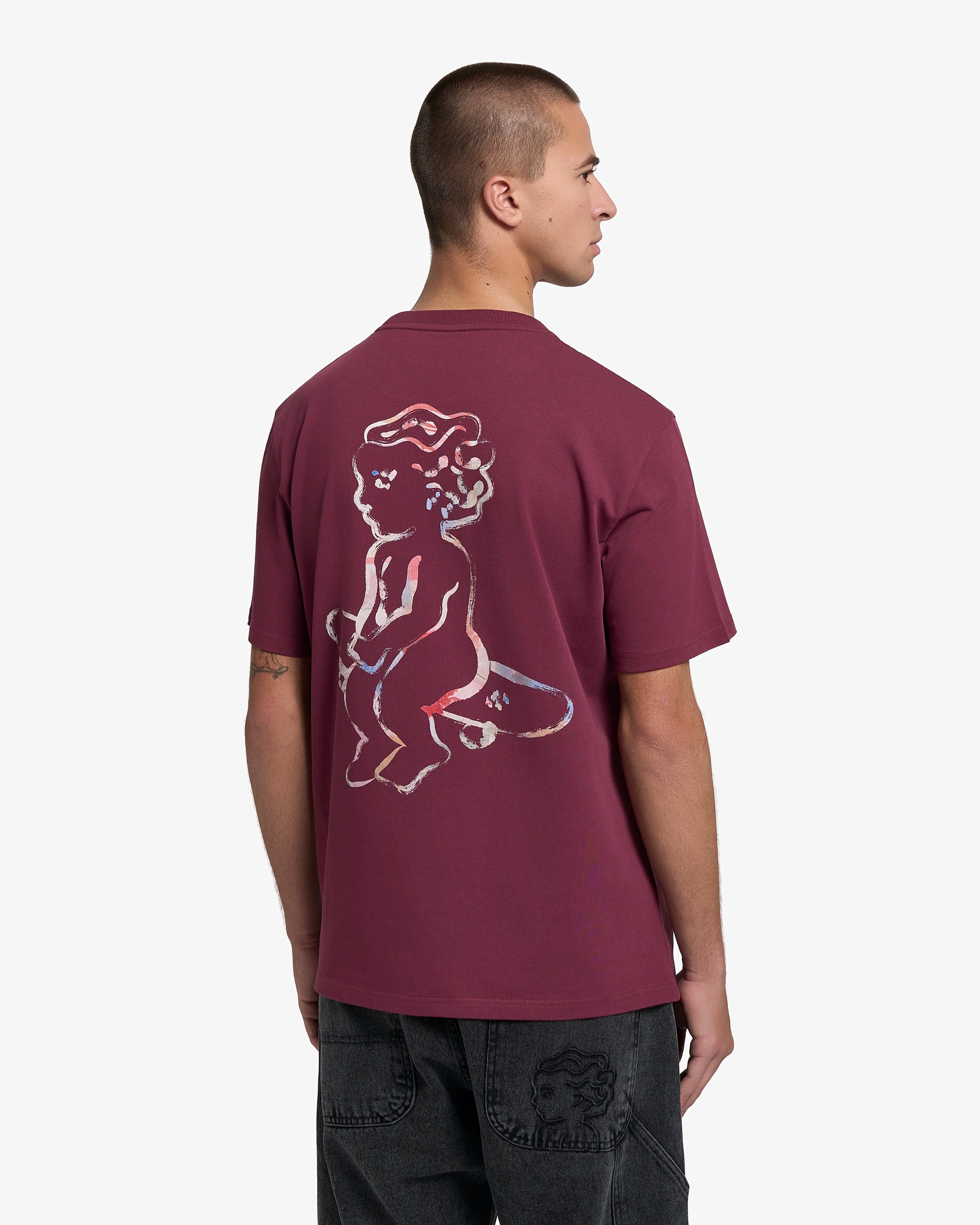 100% cotton, 240 g/m²
Bordeaux color
Soft yet structured heavyweight feel
Artwork is digitally designed in-house by our artists to ensure unique detail and precision
EMENTA dots logo on the front
Pre-shrunk to maintain size and shape after washing
Reinforced collar and double-stitched hems for lasting wear
Machine wash at 30°C, tumble dry low, iron inside out
Unisex fit
Made in Portugal