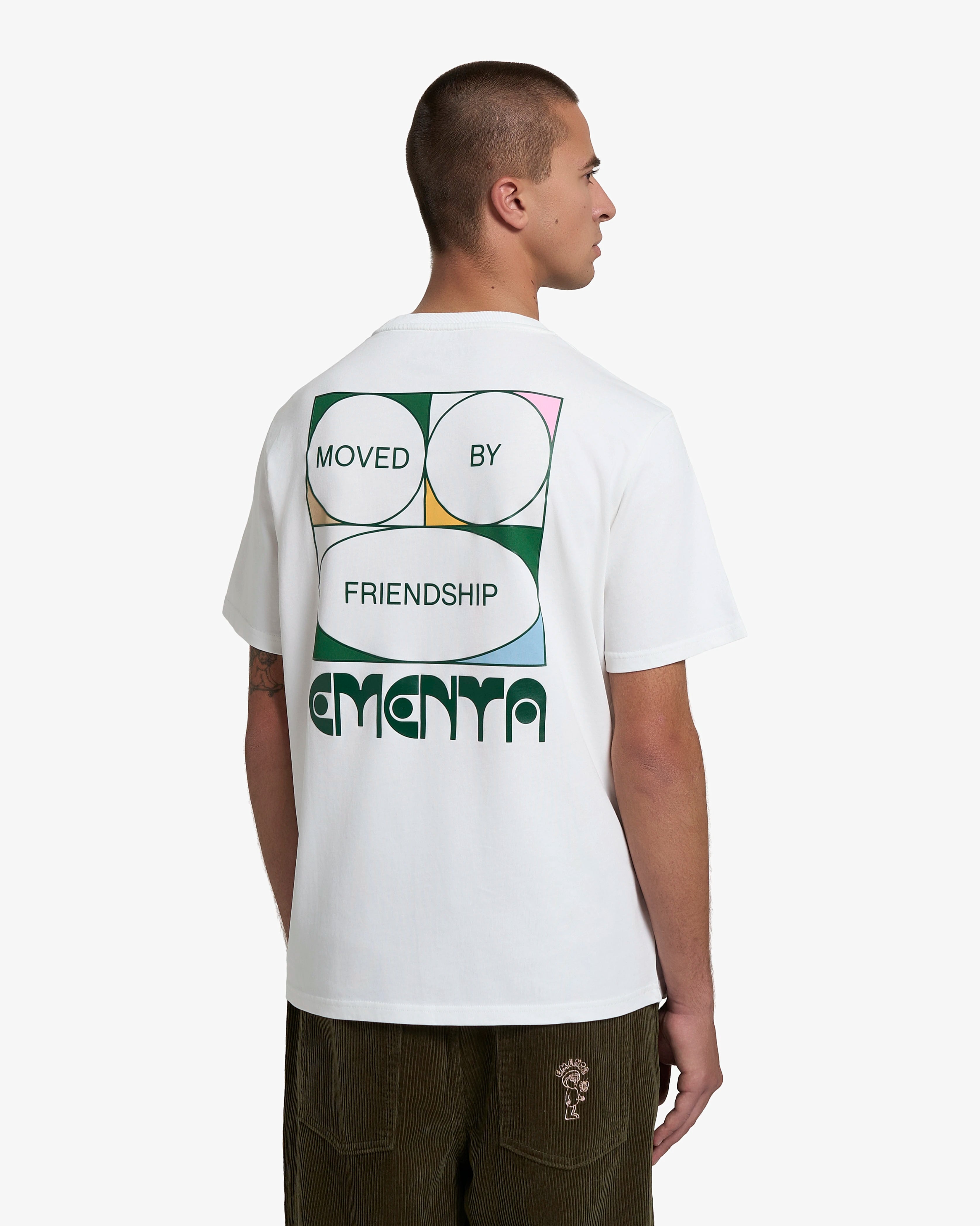 100% Cotton for a soft and comfortable fit
Rubber Embossed Print showcasing Ementa’s iconic motto "Moved By Friendship"
Crafted for durability and everyday wear
Made with care in Portugal