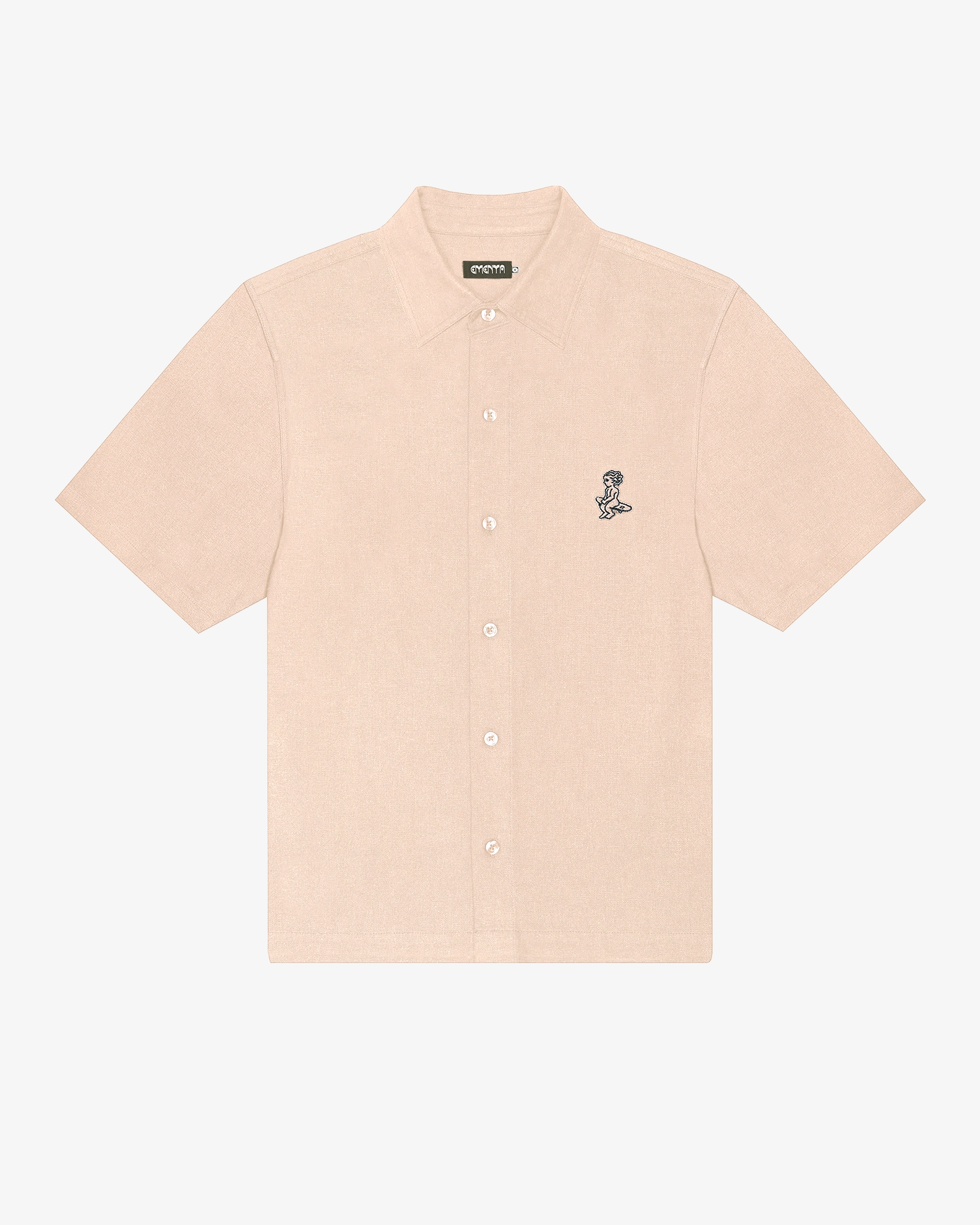 Short sleeve button-up shirt with a clean, structured appearance
100% cotton fabric with a textured weave and dry hand feel
Relaxed fit with a straight cut for ease of movement
Chest embroidered patch featuring the Ikon logo
Beige tone with tonal buttons