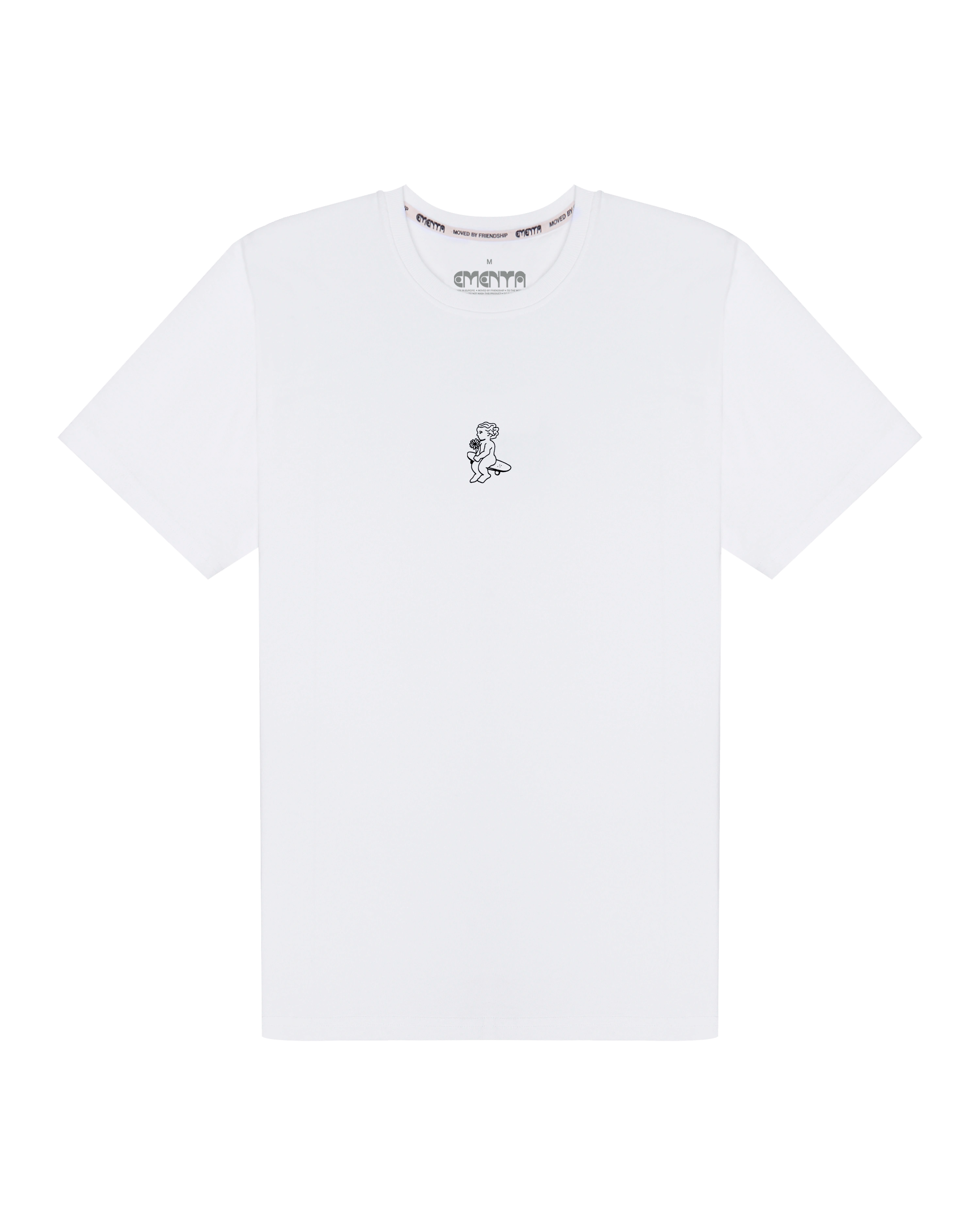 100% Cotton
Regular fit
Built for durability
Ikon Flower design print
'Moved By Friendship' motto on the back
Heavyweight 240gsm fabric
Unisex
Made in Portugal