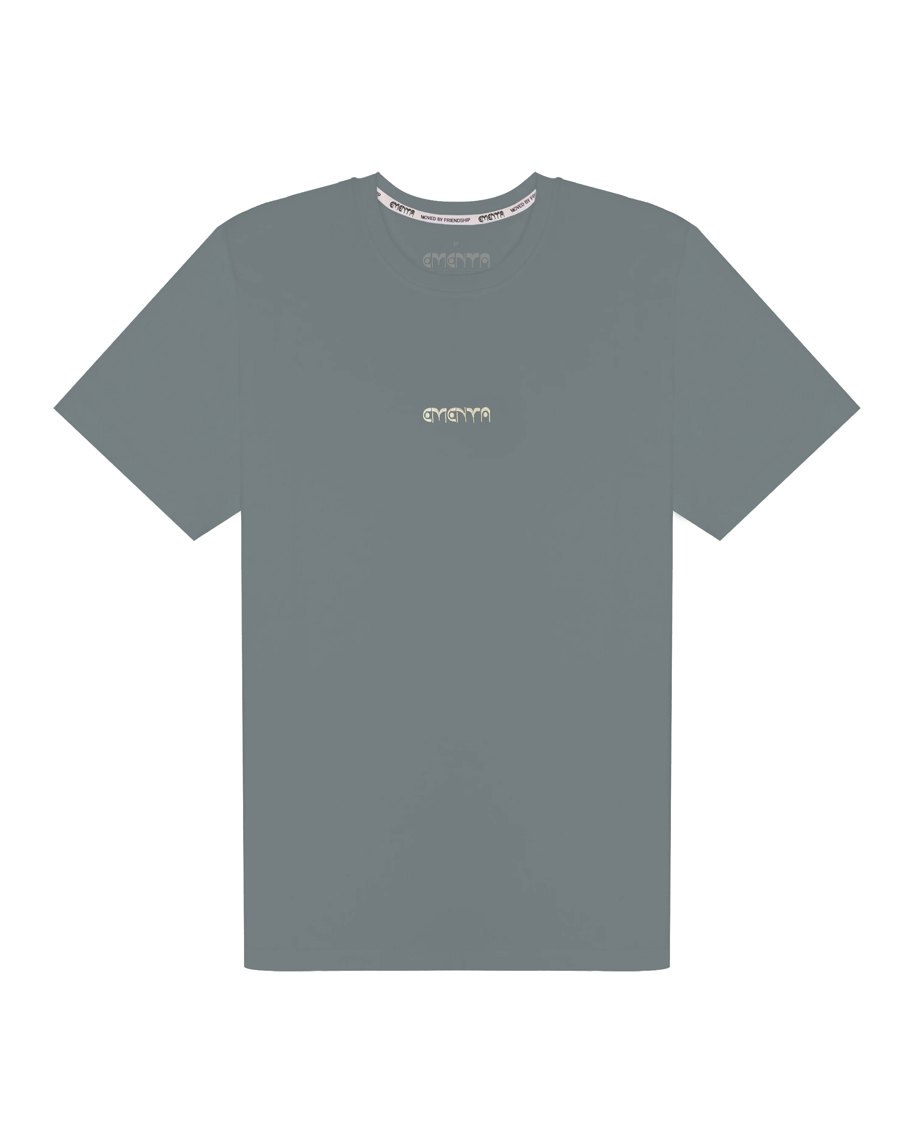 100% cotton, 240 g/m²
Soft feel with a structured shape
Grey color with off-white "First Word" print
Pre-shrunk to hold its shape after washing
Reinforced collar and double-stitched hems for durability
Unisex fit
Made in Portugal