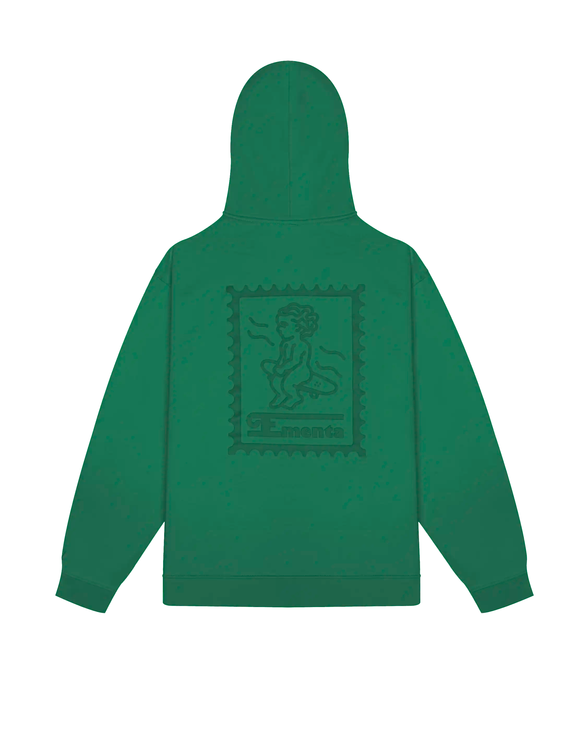 100% cotton (480 gsm) with brushed fleece interior
Evergreen color with an embossed textured Ikon stamp on the back
Subtle signature embroidery on the right wrist
Ribbed cuffs and hem for secure, comfortable fit
Classic kangaroo pocket for easy storage
Zip-less design with a clean pullover silhouette
Made in Portugal
Unisex fit