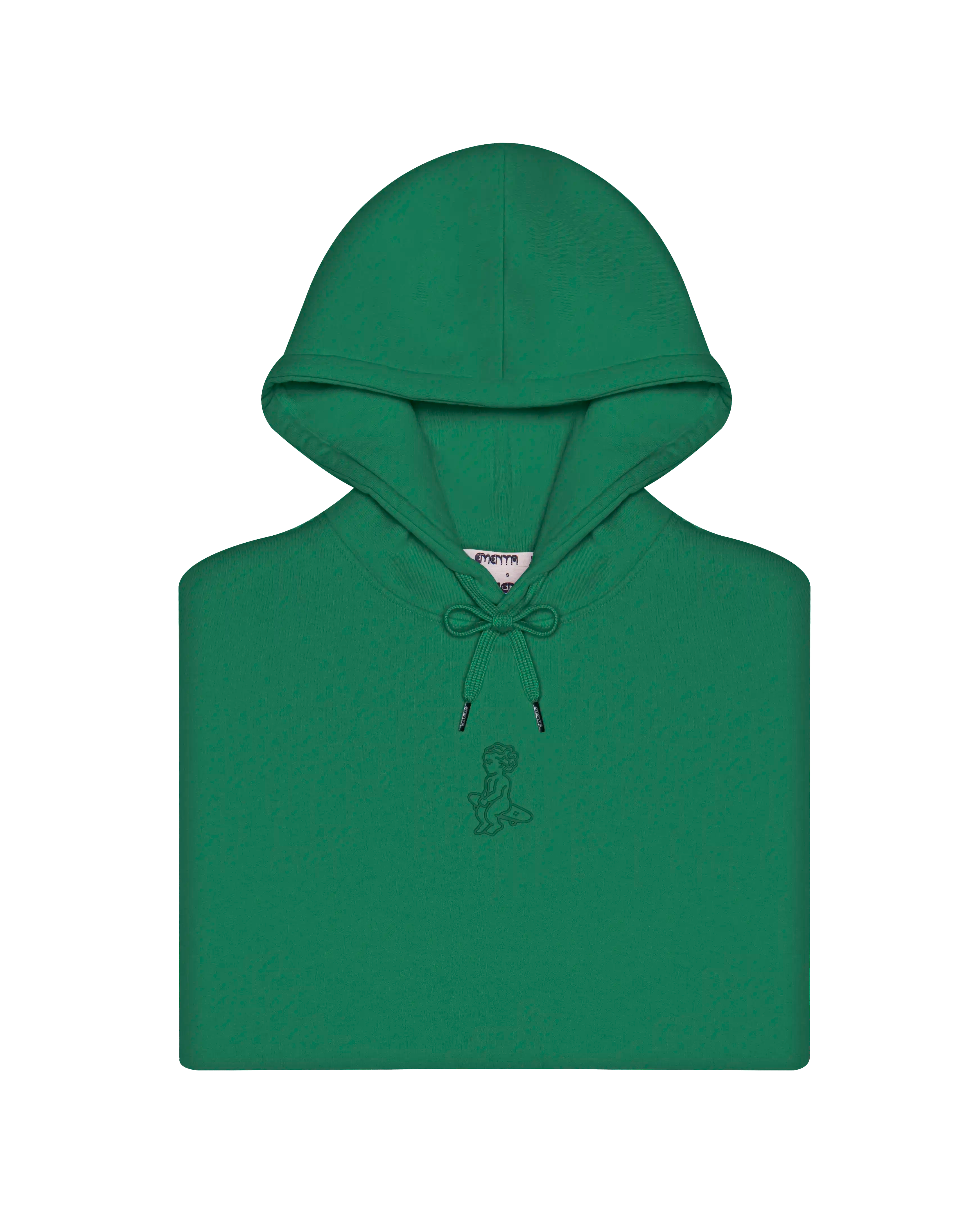 100% cotton (480 gsm) with brushed fleece interior
Evergreen color with an embossed textured Ikon stamp on the back
Subtle signature embroidery on the right wrist
Ribbed cuffs and hem for secure, comfortable fit
Classic kangaroo pocket for easy storage
Zip-less design with a clean pullover silhouette
Made in Portugal
Unisex fit