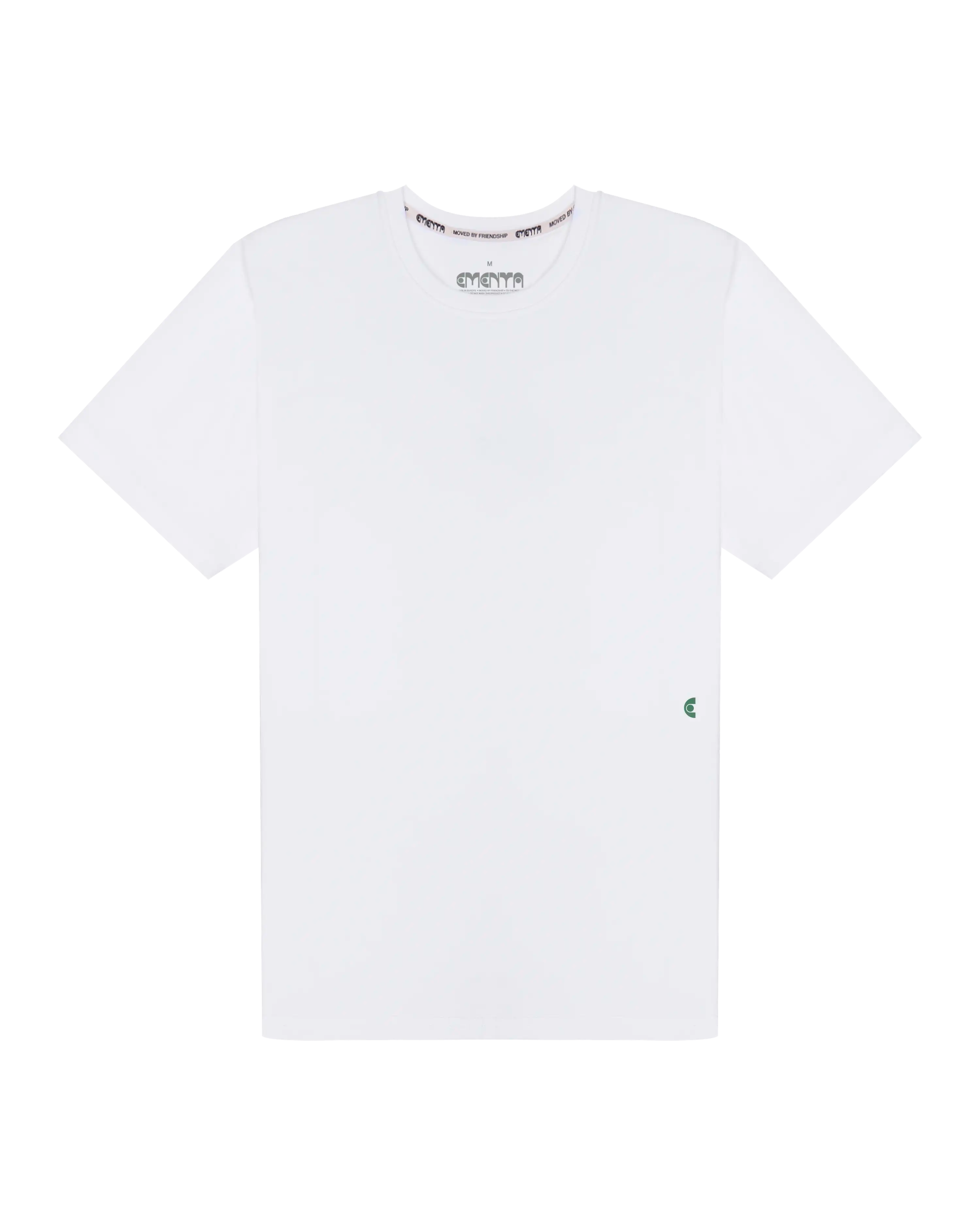 100% cotton for comfort and durability
White t-shirt featuring a small embroidered E-code logo detail
240gsm fabric for a substantial feel
Made in Portugal