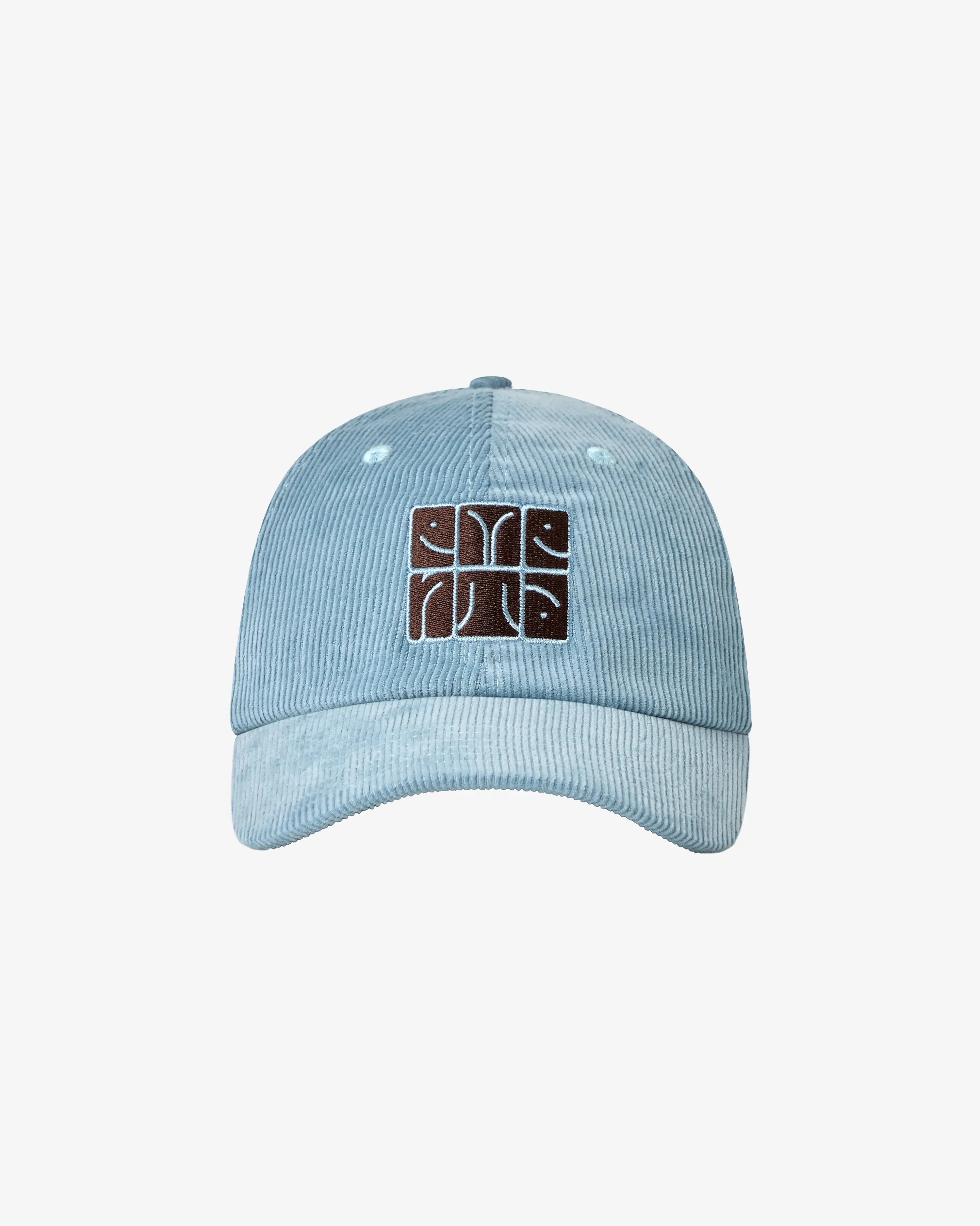 ementa totem cap sky blue corduroy fabric, 5 panel
