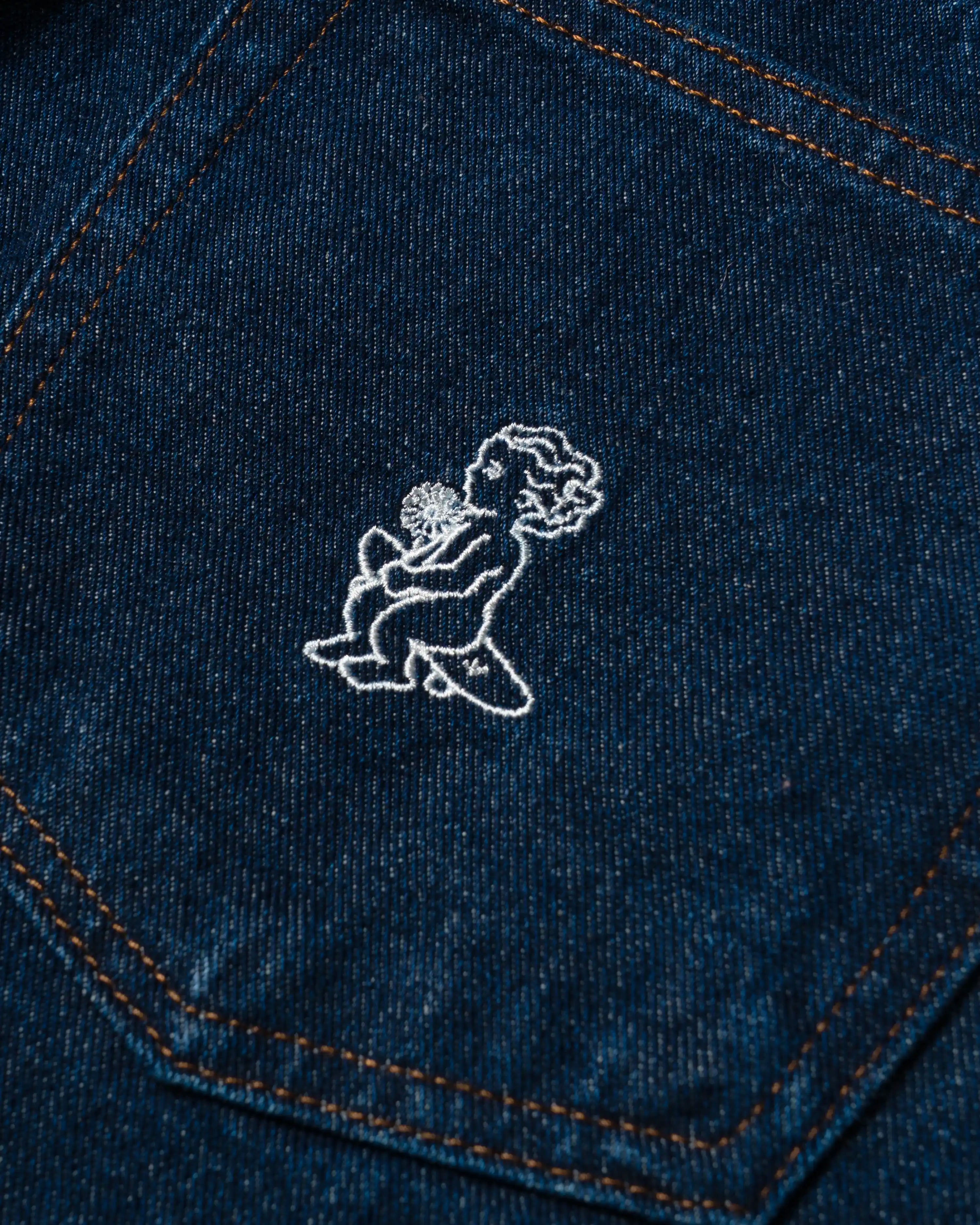 Loofa Ikon Flower Jeans