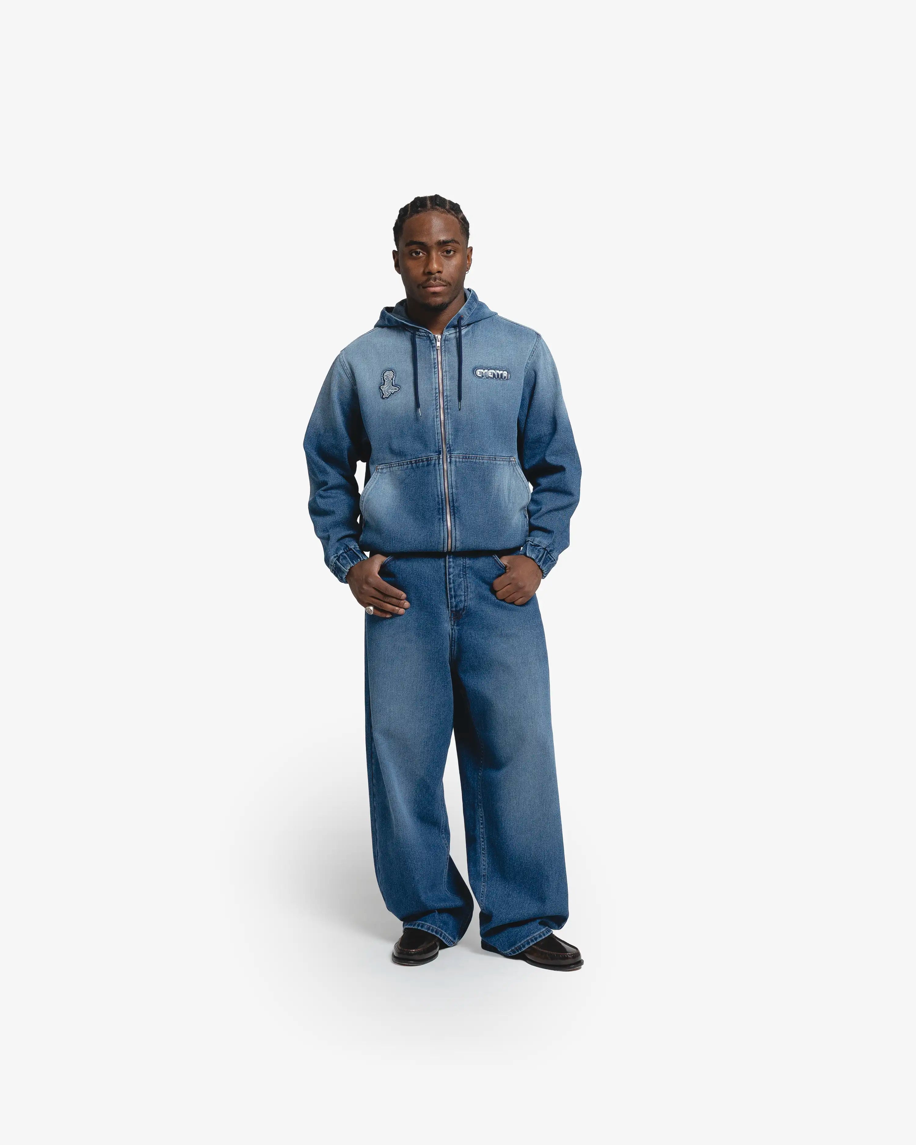 Ripped Dots Denim Jacket