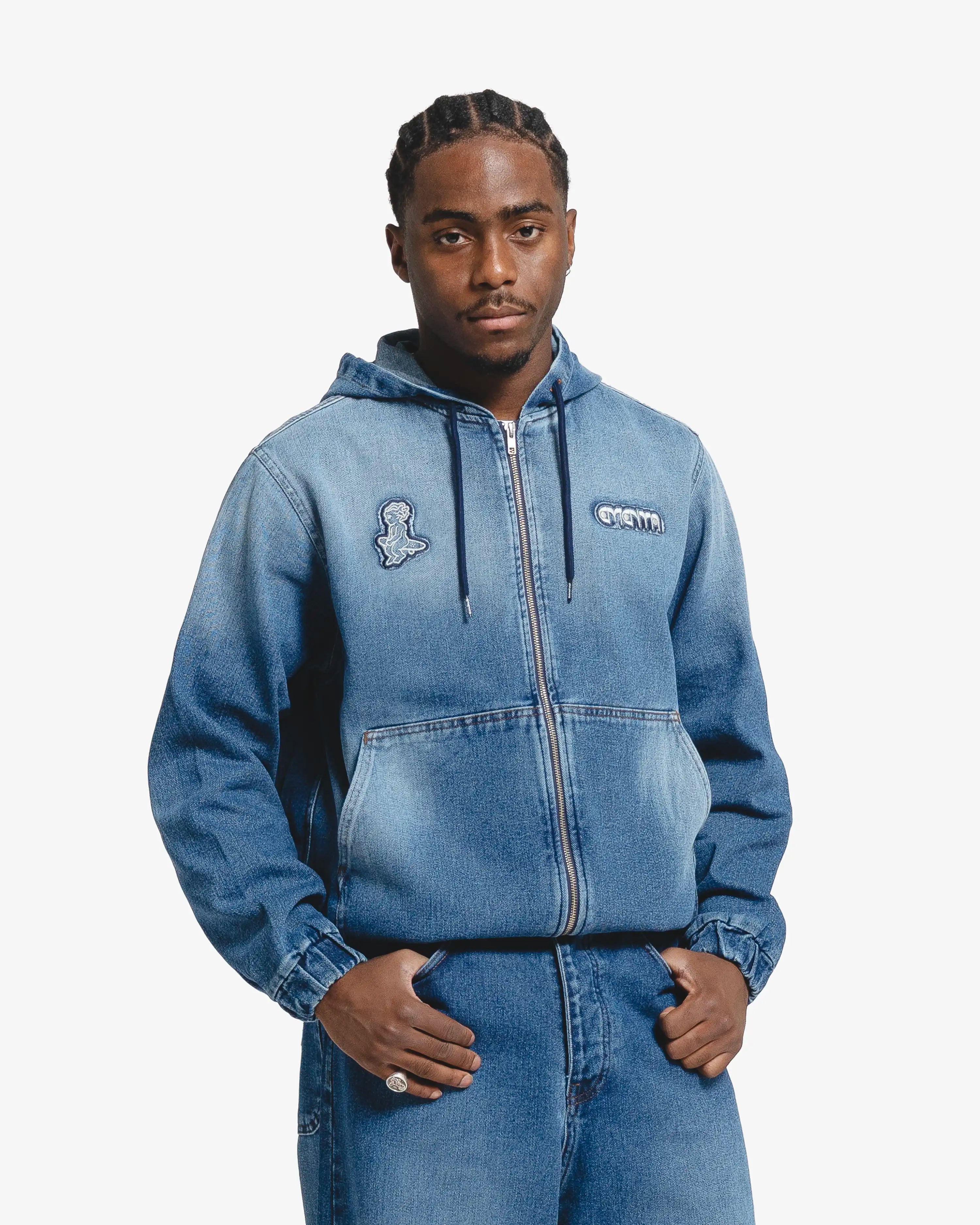 Ripped Dots Denim Jacket