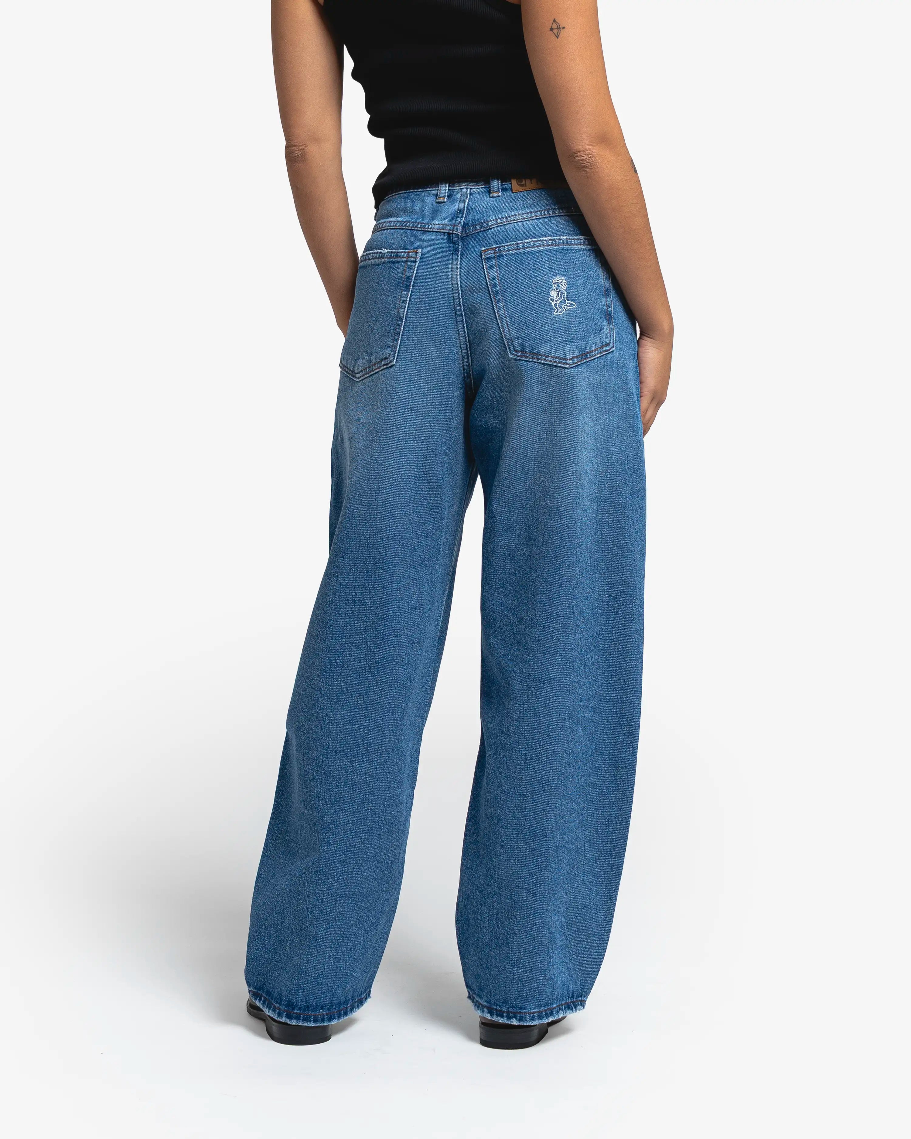 Loofa Ikon Flower Jeans