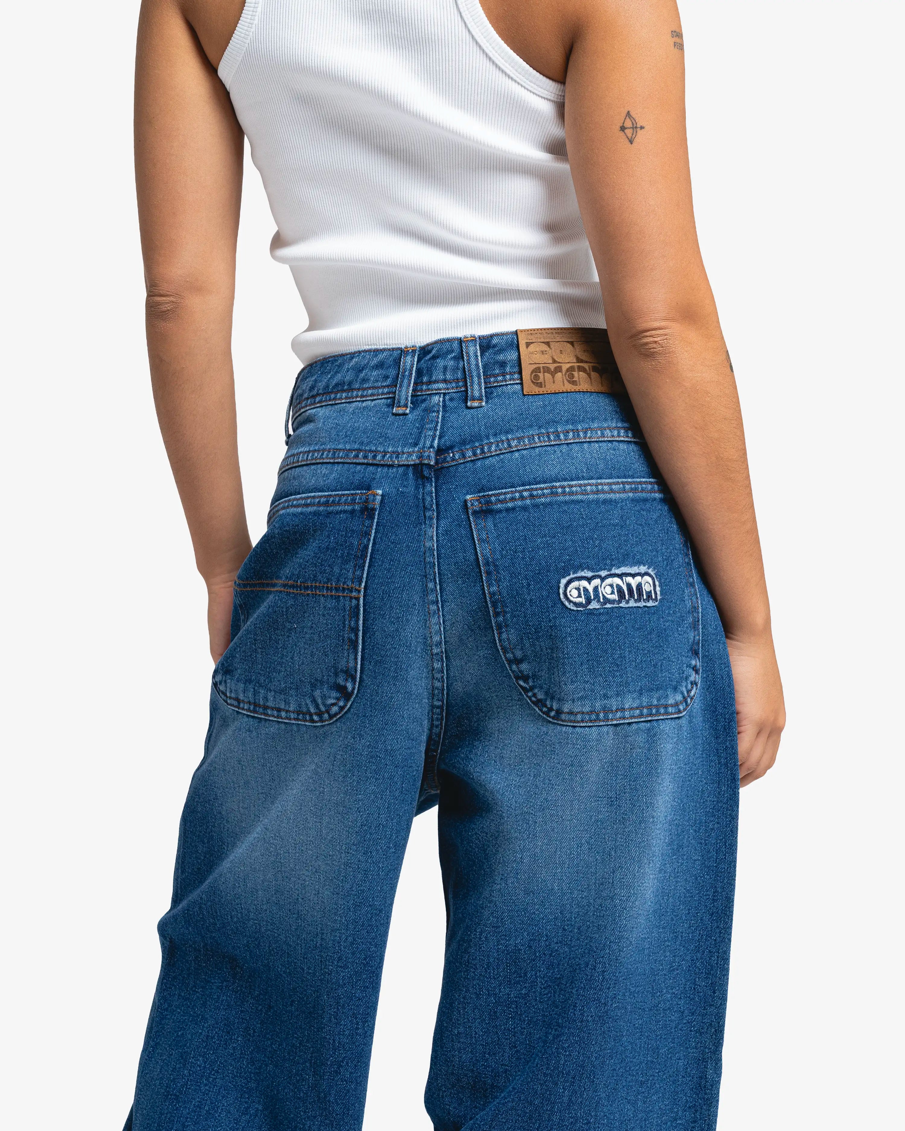 Pagode Ripped Dots Jeans