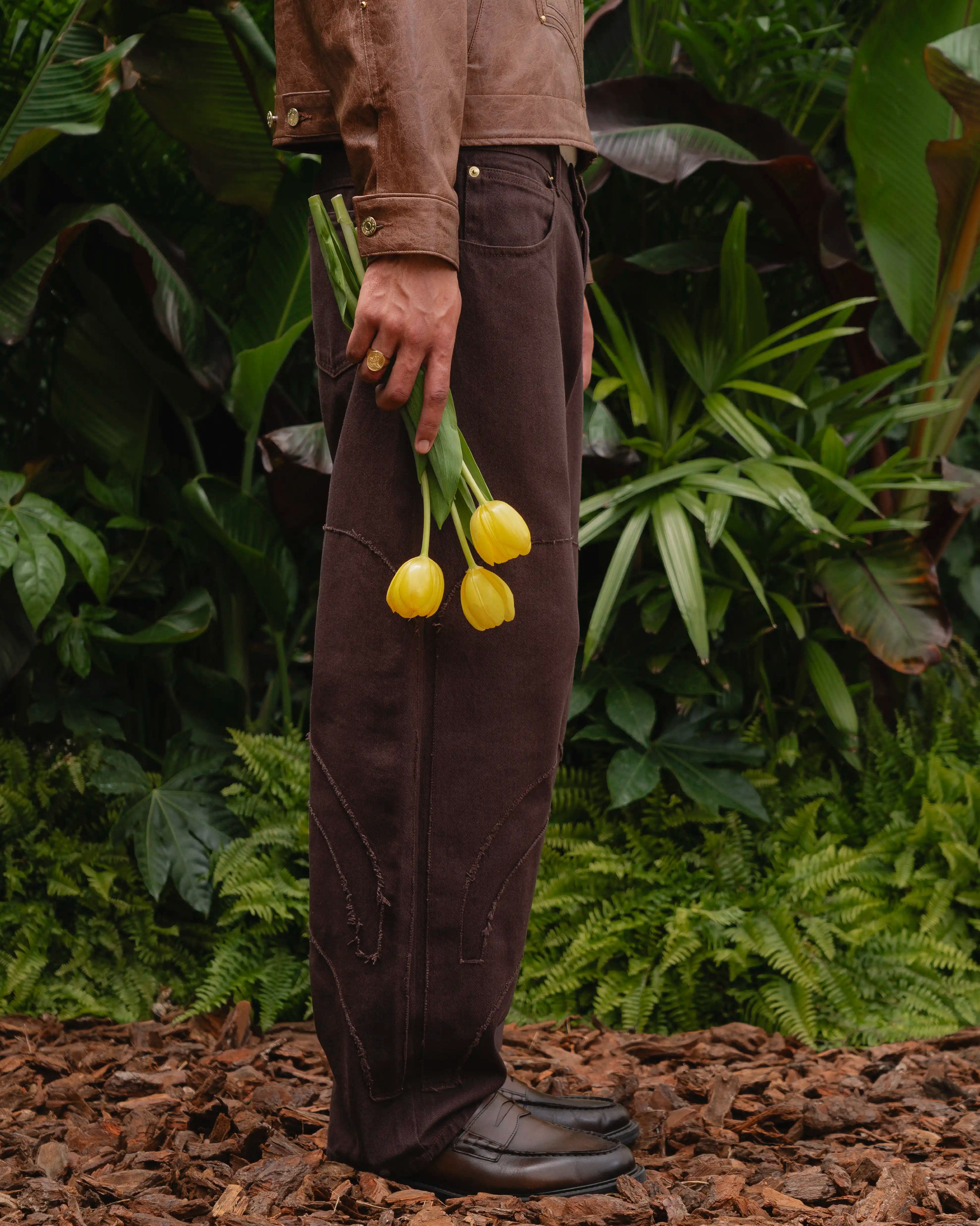 Bonga Leaf Twill Pants
